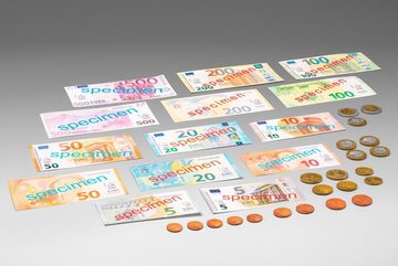 Wissner® aktiv lernen Lernspielzeug EURO-Spielgeld (44 Teile) (44-St), RE-Plastic®