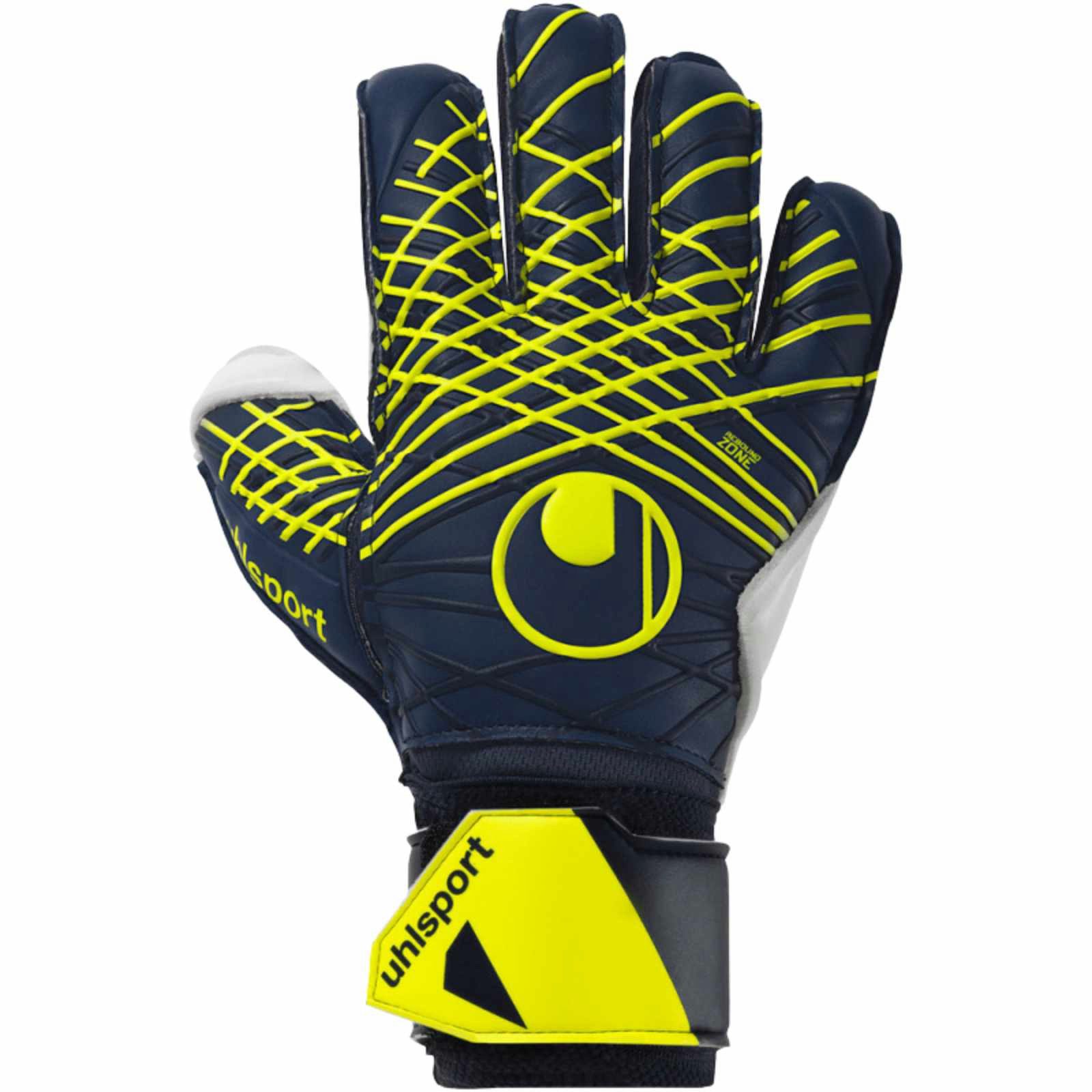 uhlsport Torwarthandschuhe Uhlsport Torwarthandschuhe Prediction Soft Flex schwarz/gelb atmungsaktiv