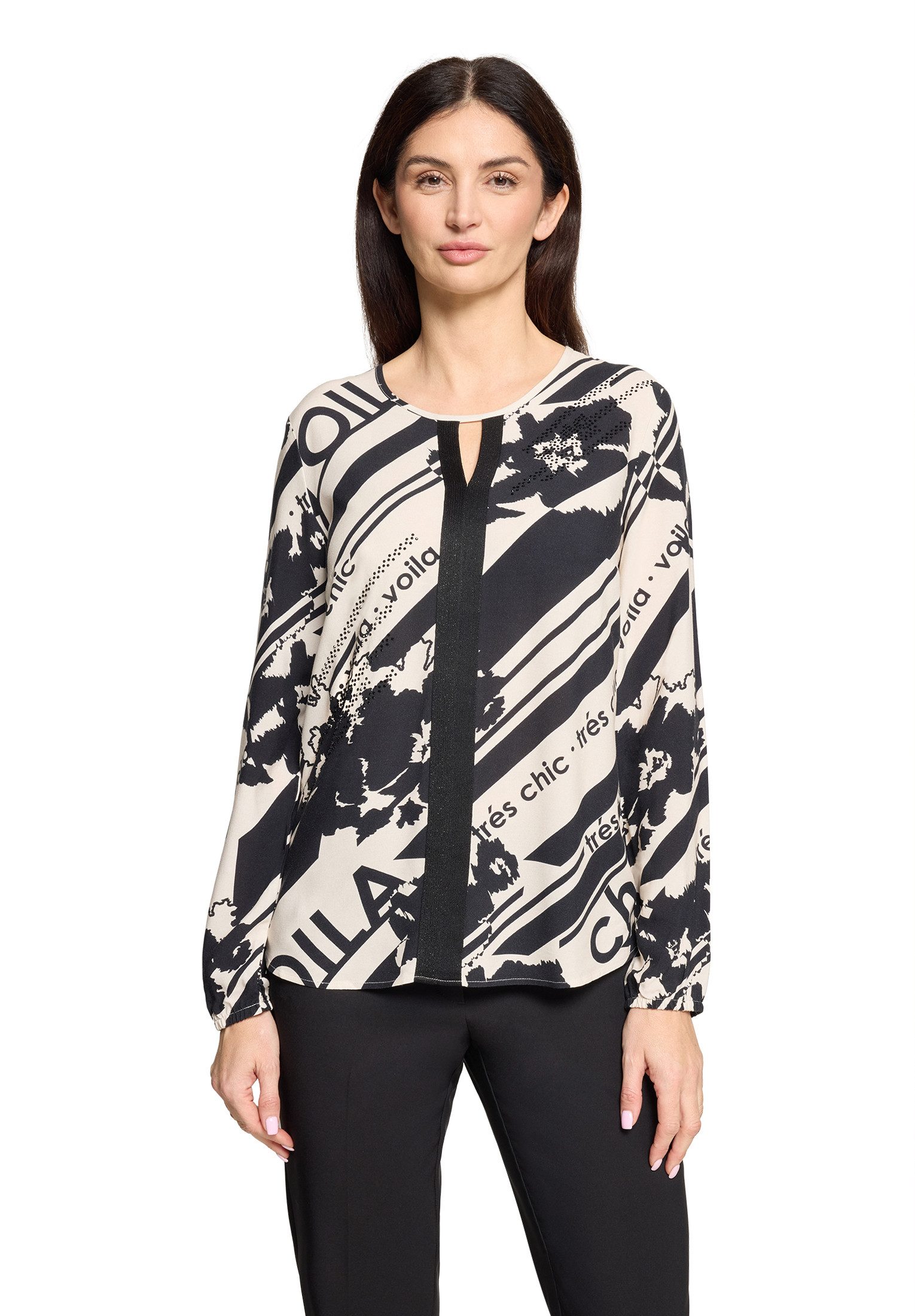 Betty Barclay Schlupfbluse Damen mit Rundhalsausschnitt