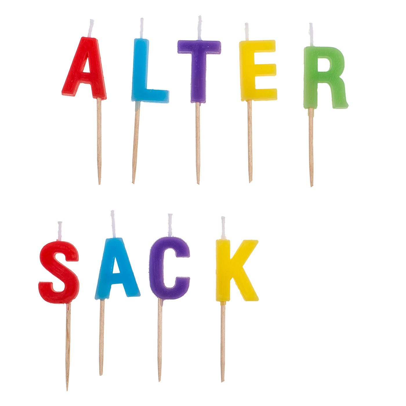 ReWu Geburtstagskerze Kuchenkerze Geburtstagskerze, Alter Sack günstig online kaufen