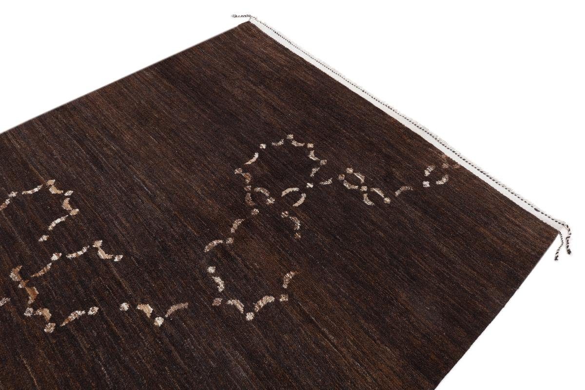 Ela Moderner Design Orientteppich, 201x312 rechteckig, Höhe: 20 mm Orientteppich Handgeknüpfter Berber Nain Trading,