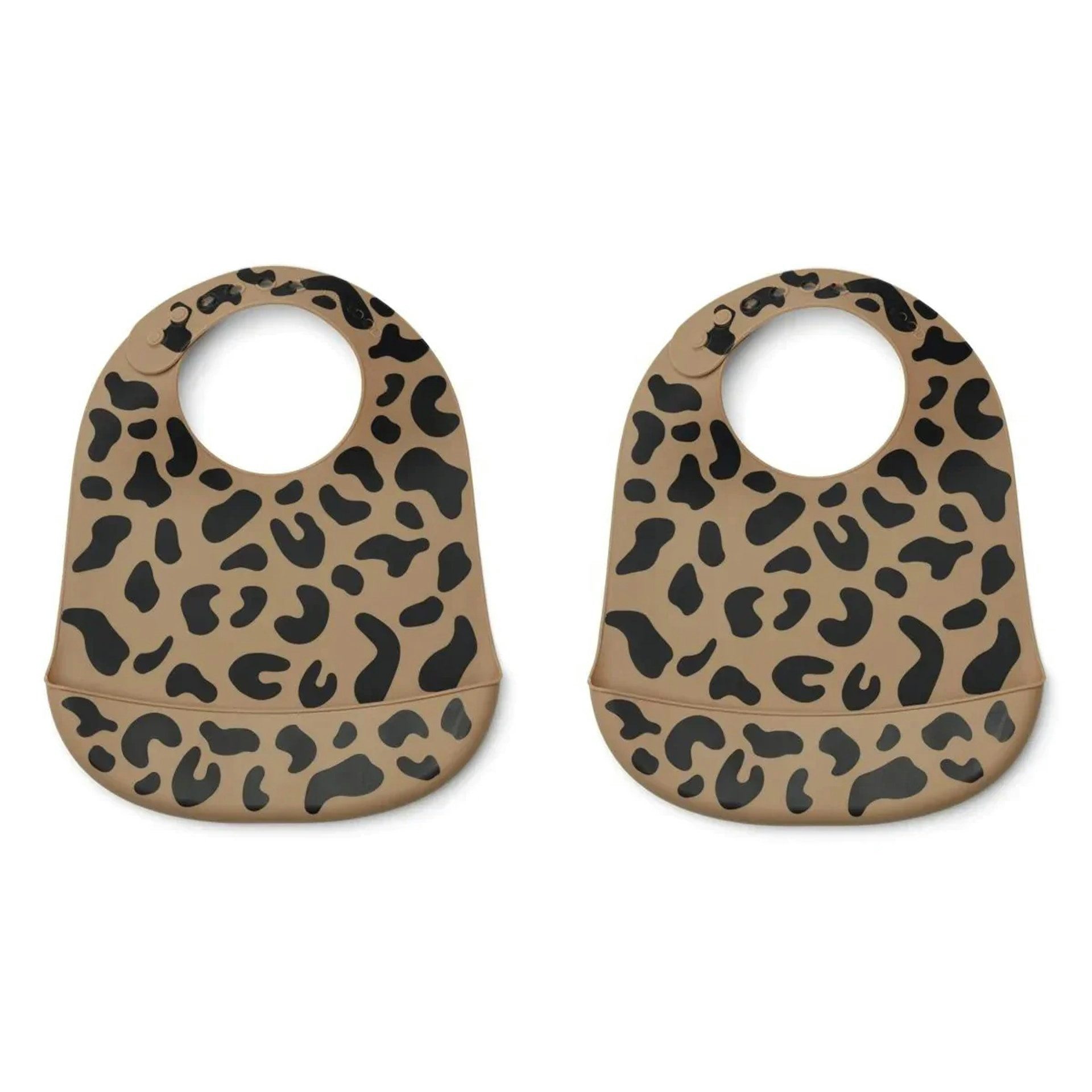 Liewood Silikon Silikon Lätzchen 2er pack - Tilda, Farbe: Mega leo / oat mix