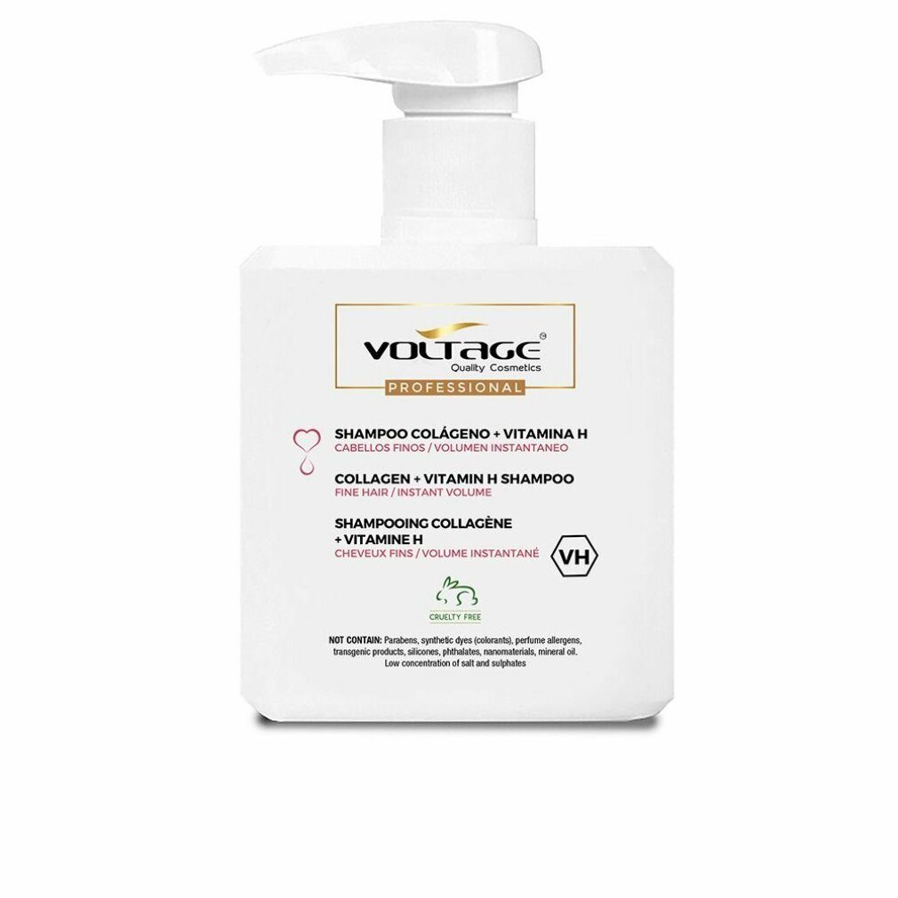VOLTAGE Haarshampoo Cosmetics Colágeno Vitamina H Champú 500ml
