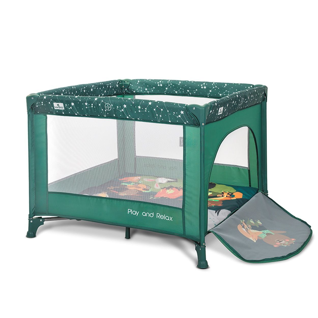Lorelli Laufstall Reiselaufstall Play`n Relax, Matratze, Tragetasche, seitliche Öffnung