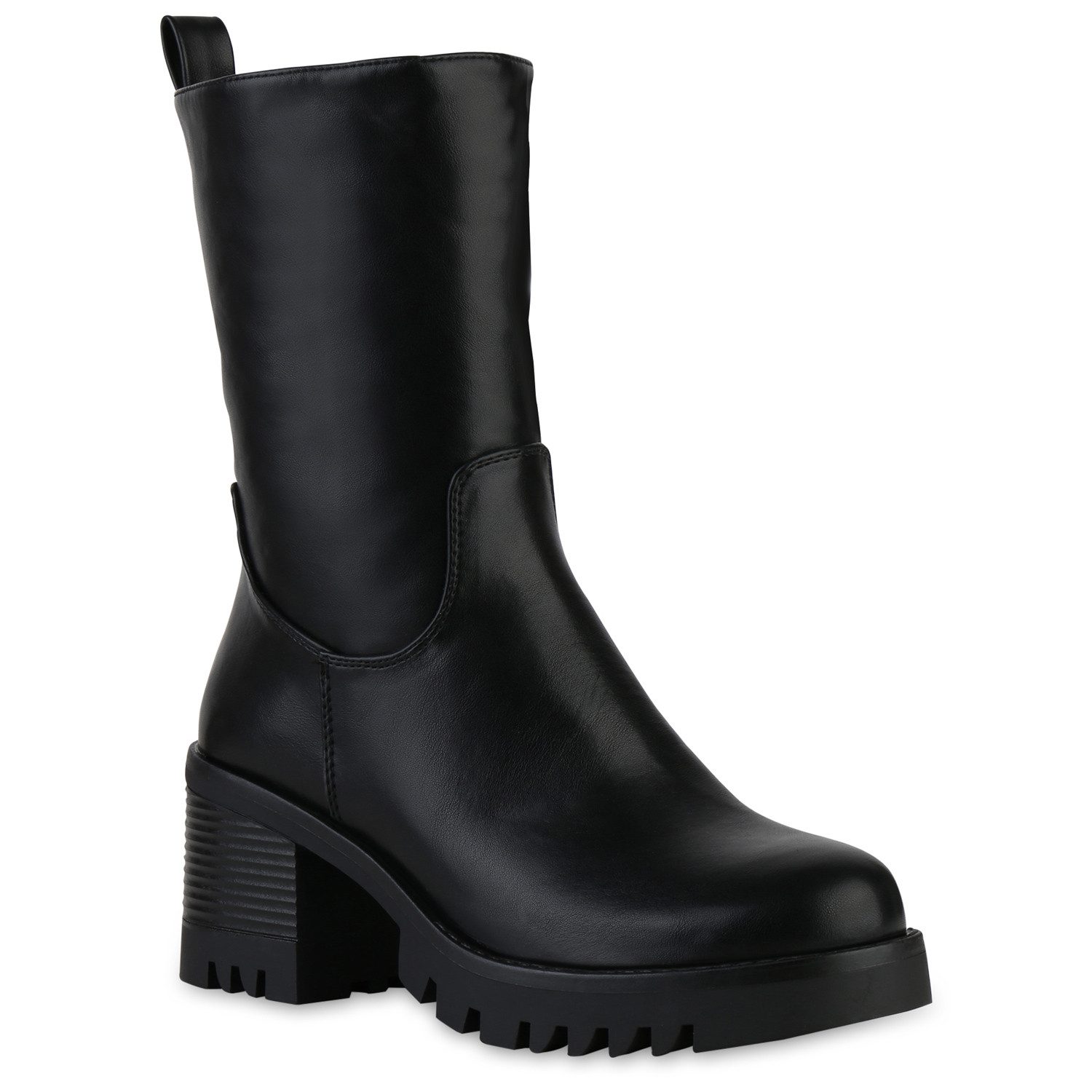 VAN HILL 841469 Stiefelette Damen Klassische Stiefeletten Stiefel Profil-So günstig online kaufen