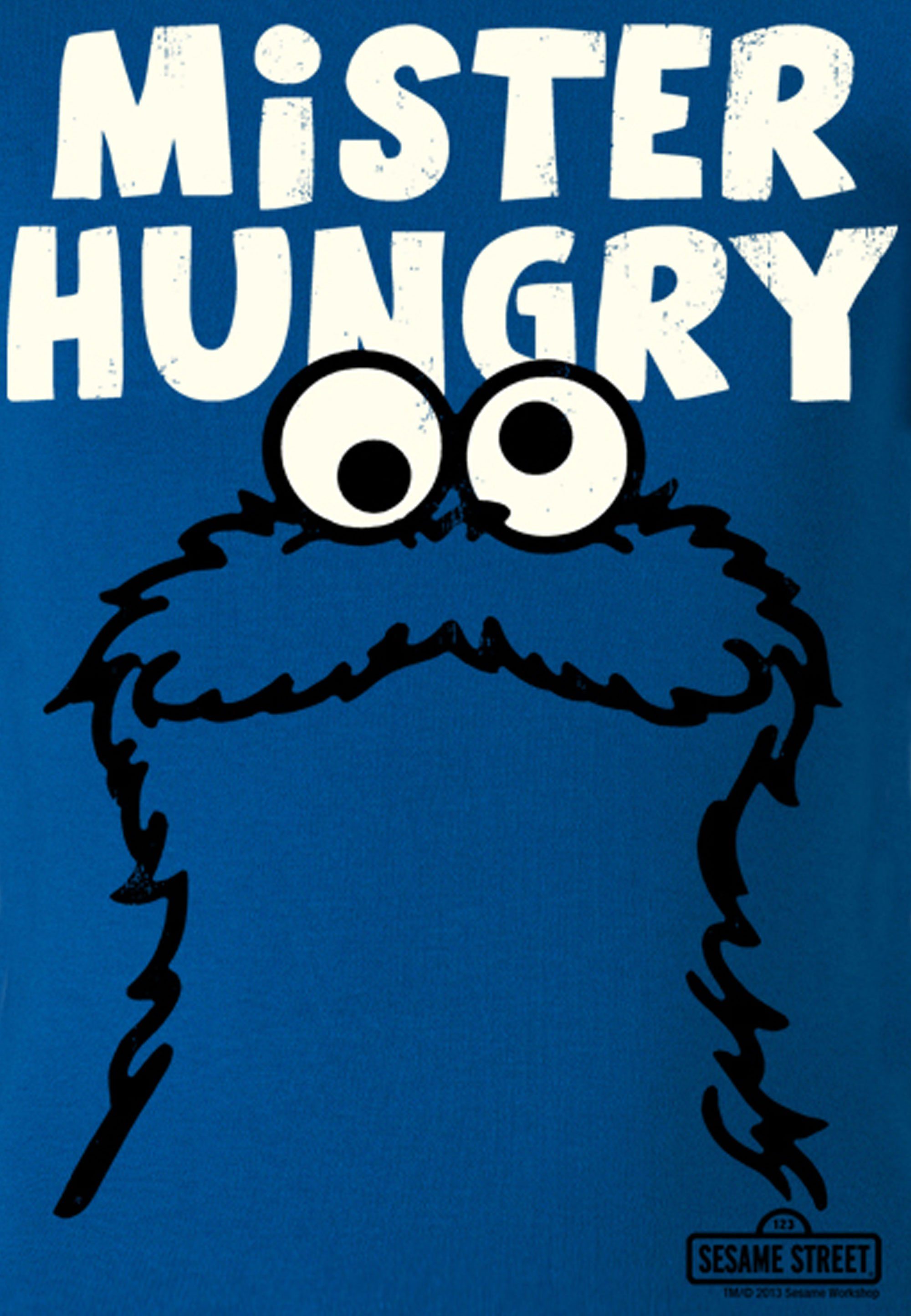 Hungry tollem Mister Frontprint T-Shirt LOGOSHIRT mit