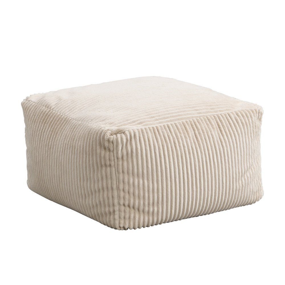 HOME DELUXE Hocker Sitzsack Hocker COZY - 44 x 44 x 25 cm, Cord Hocker, Pol günstig online kaufen