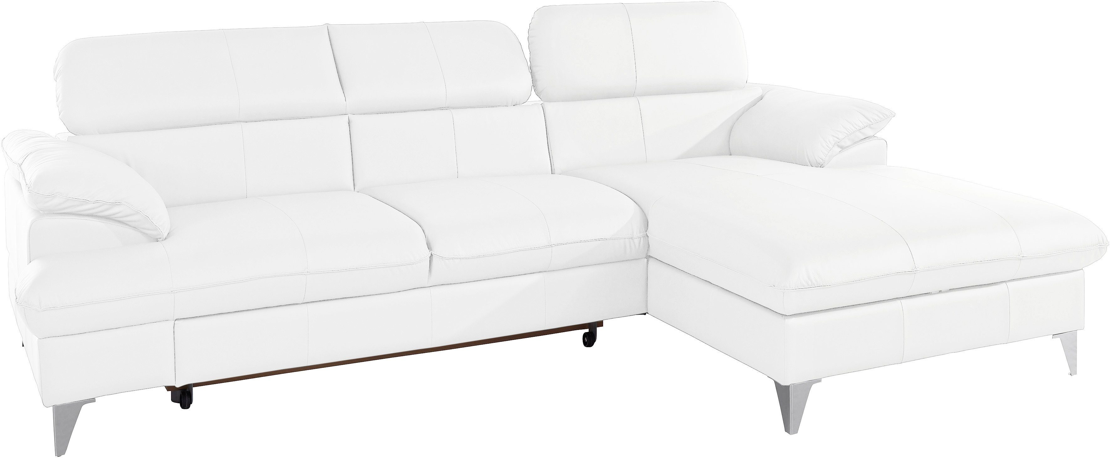 COTTA Ecksofa Caluso L-Form, mit Kopfteilverstellung, günstig online kaufen