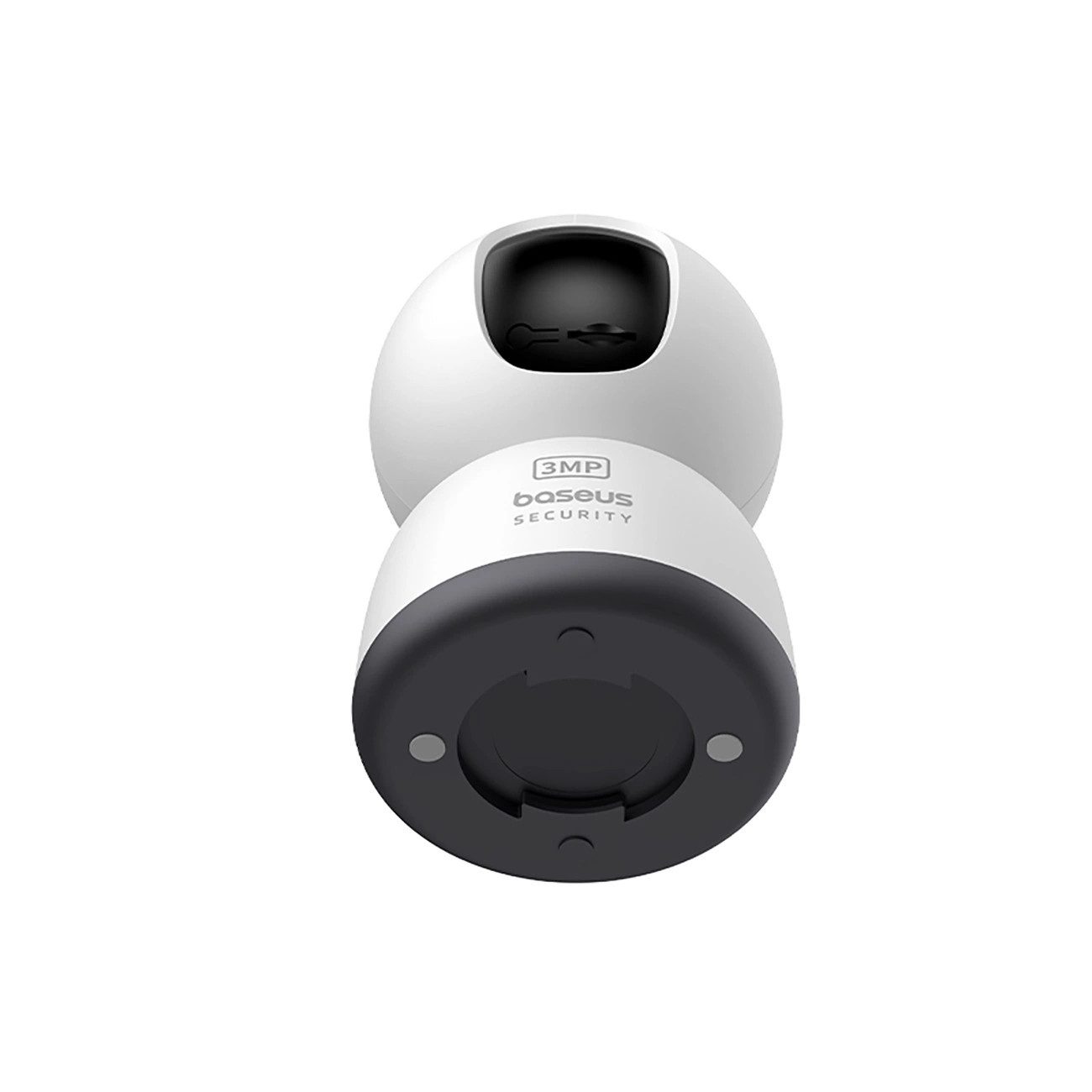 Baseus Überwachungskamera Security P1 Lite (Innenbereich, Einzelartikel, Kamera inkl. Netzteil, USB-C-Kabel, Montageplatte, Befestigungsstifte, 2K Innenkamera mit KI-Erkennung, Bewegungsverfolgung, Nachtsicht)