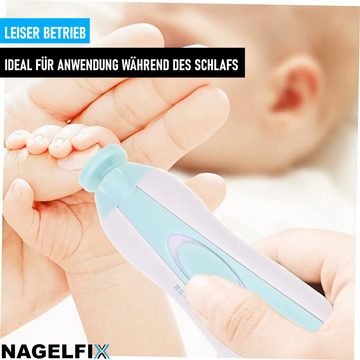 MAVURA Baby-Nagelschere NAGELFIX Elektrische Nagelfeile Baby Nagelknipser Nagelschere, Nageltrimmer Set