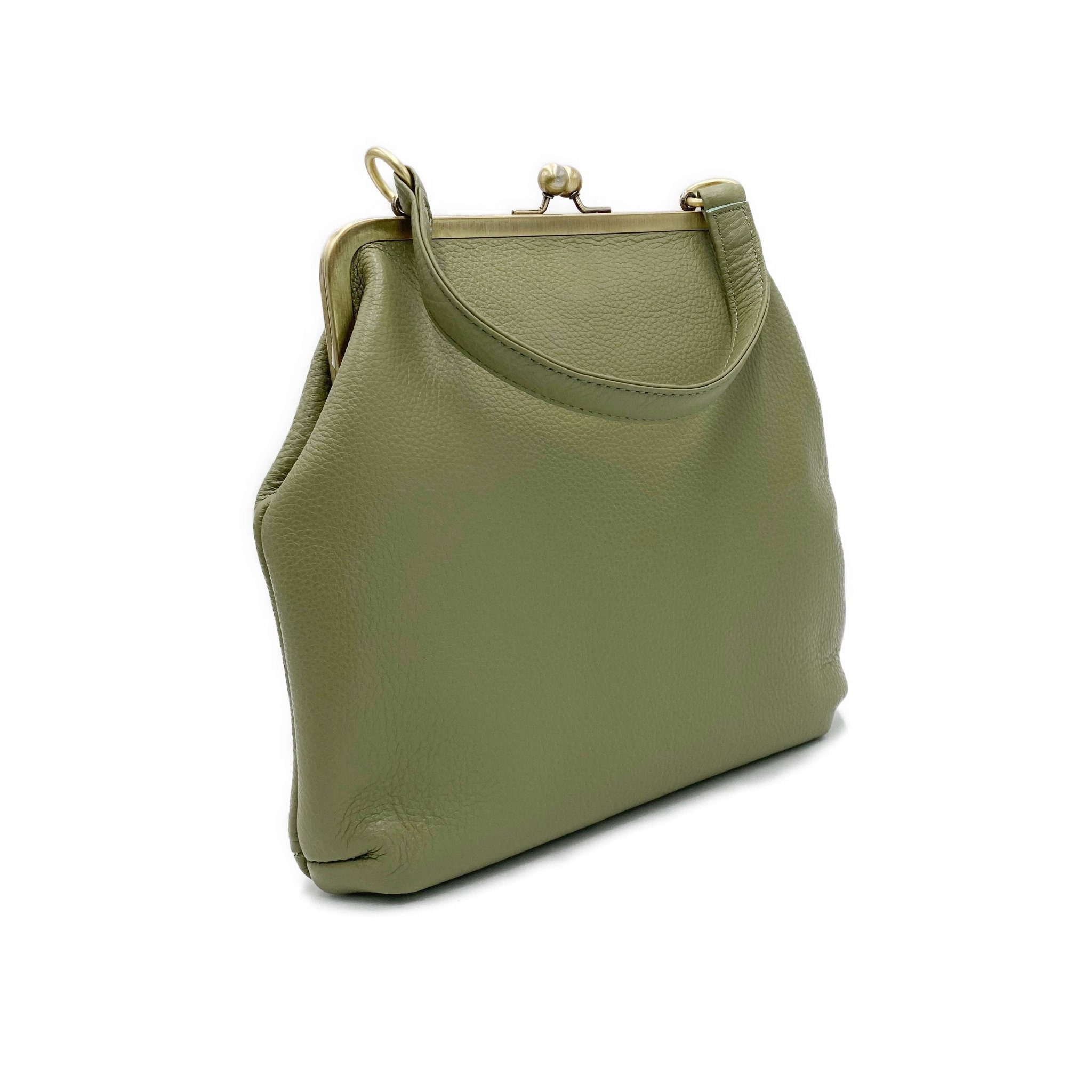 Taschenkinder Schultertasche Vintage Ledertasche Damen - Handtasche Zoe, Retro Umhängetasche, Echtes Leder vom Rind