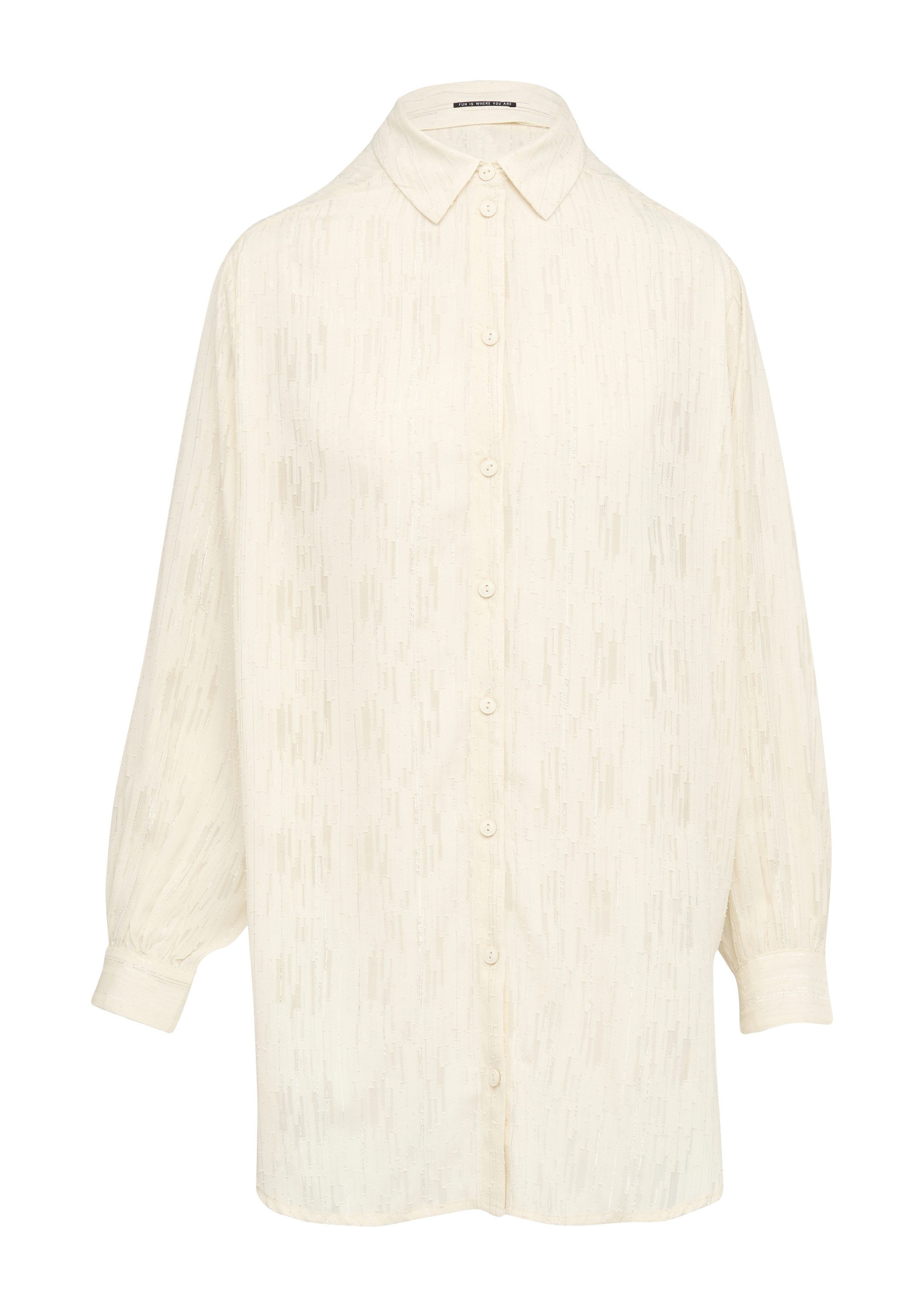 QS Langarmbluse Bluse Leicht transparente Longbluse günstig online kaufen