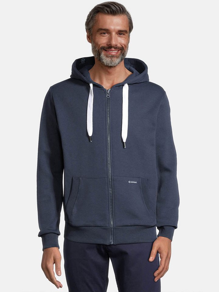 salzhaut Kapuzensweatjacke Breker Herren Sweatjacke Breker mit Kapuze - Hoodie-Jacke bequemer Schnitt