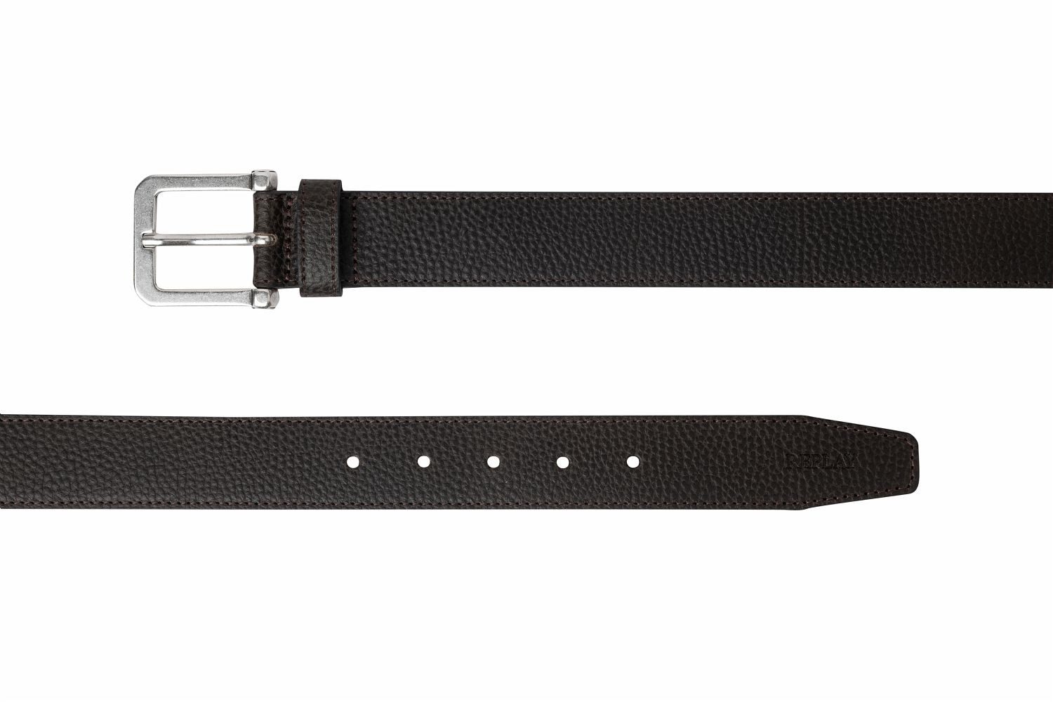 Replay Ledergürtel aus gewalktem Leder günstig online kaufen