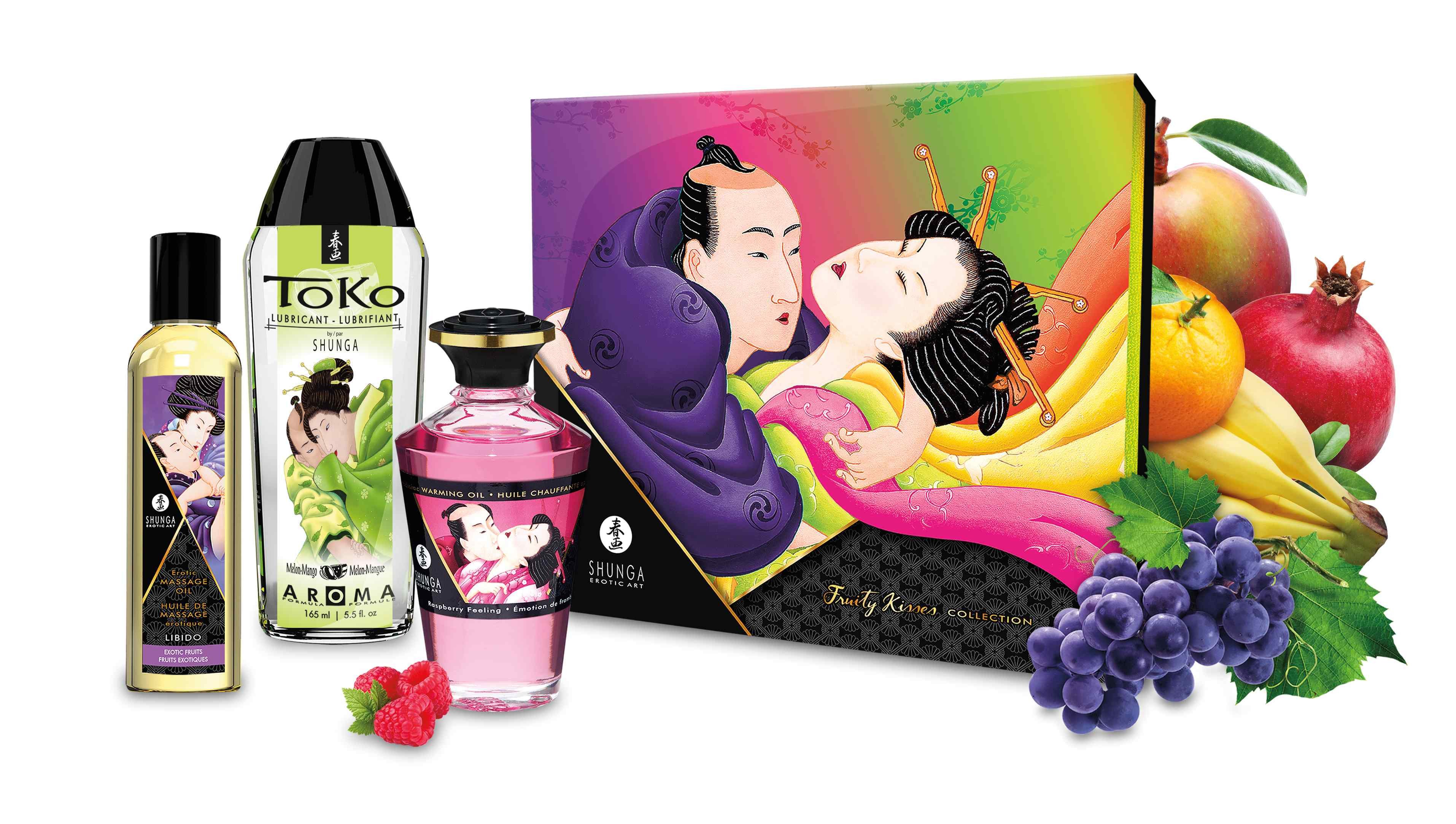 Gleit- & Massageöl Shunga - Fruity Kisses Gift Set