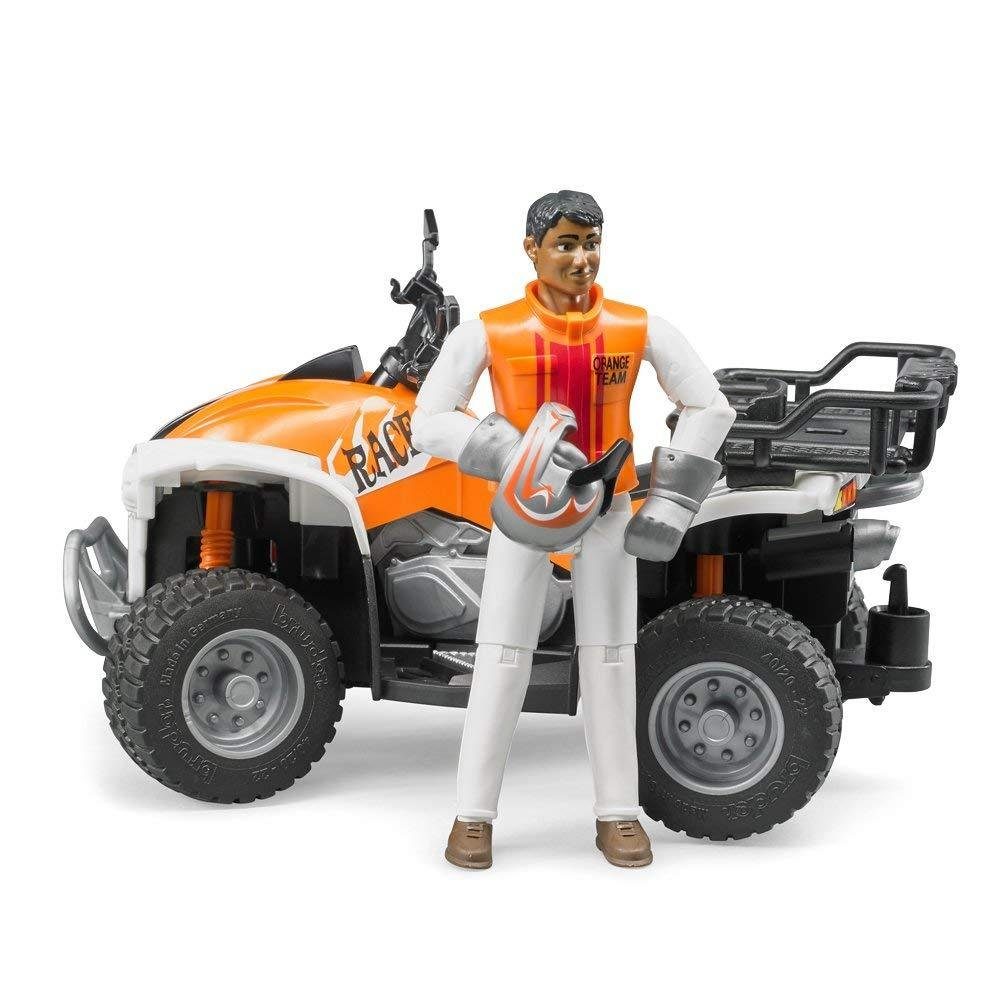 Bruder® Spielzeug-Quad 63000 - Quad mit Fahrer, Maßstab 1:16, für Kinder ab 4 Jahren