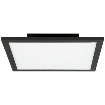Lightbox LED Deckenleuchte, LED fest integriert, Kaltweiß, 30 x 30 cm, 1800 lm, 4000 K, Metall/Kunststoff, schwarz/weiß