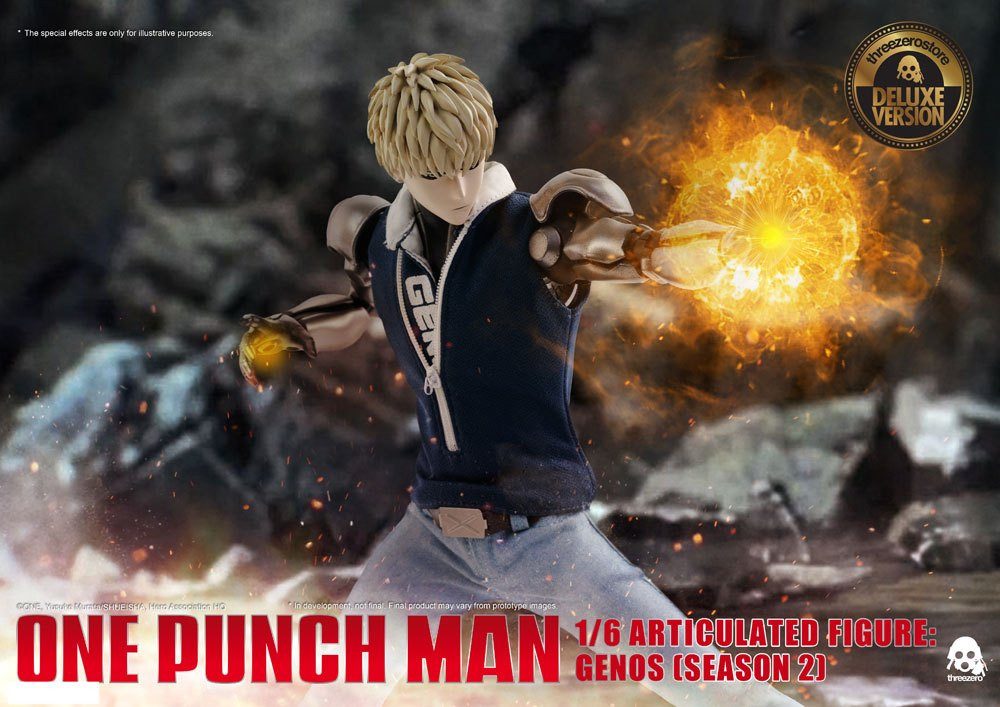 ThreeZero Actionfigur One Punch Man 1/6 Genos (Season 2) 30 cm Actionfigur Deluxe Version