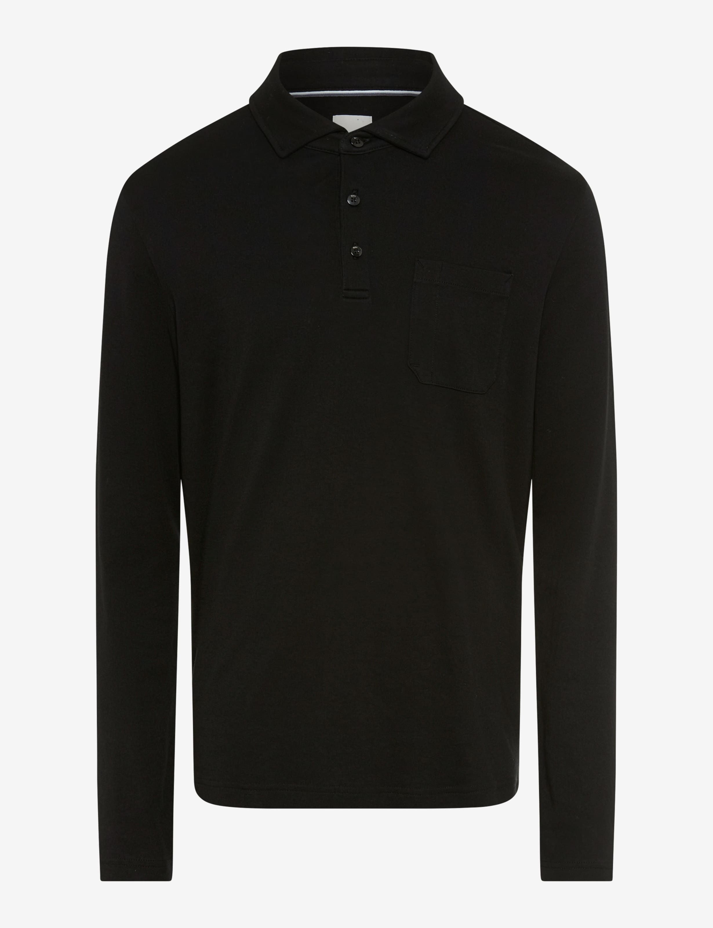Brax Langarm-Poloshirt