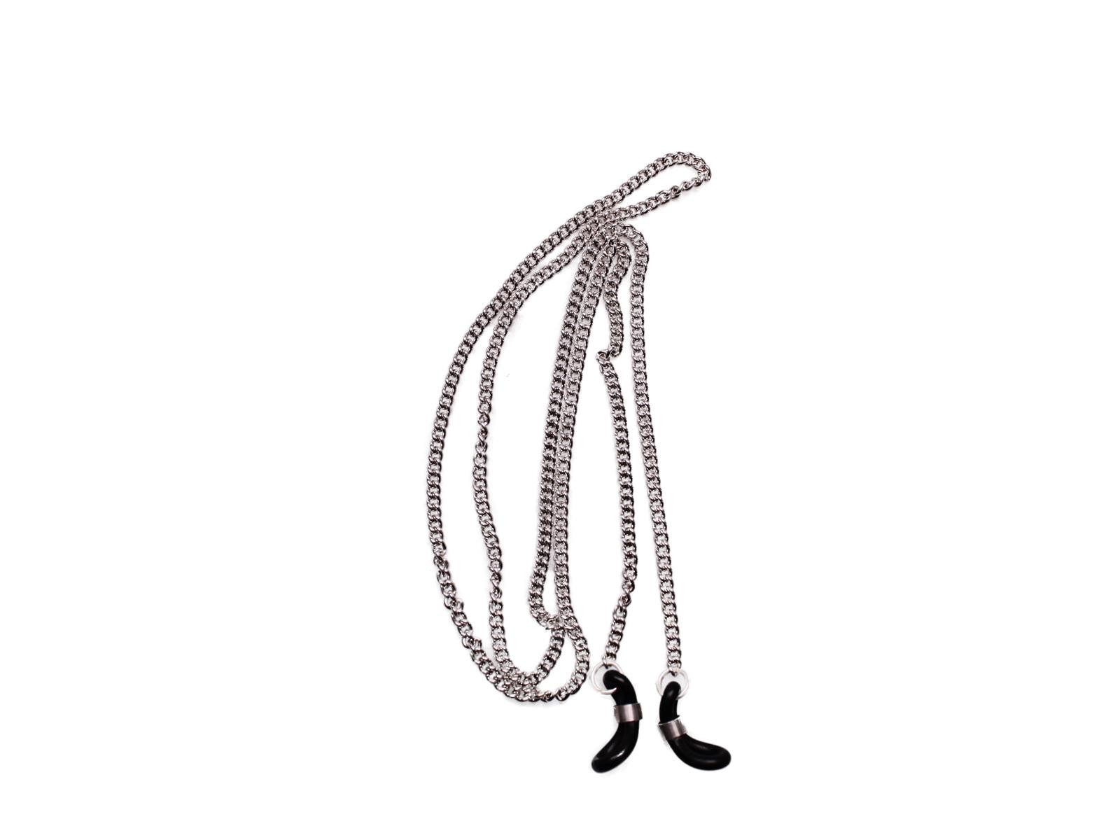 Brillenetui Brillenband aus Metall in Silber Nr. 36