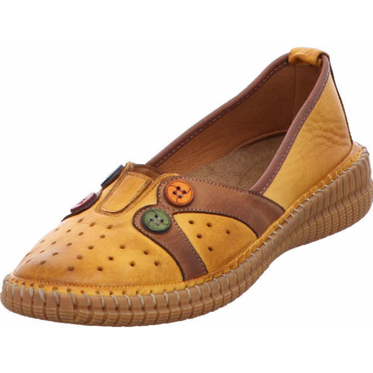 Sportliche Slipper für Damen in braun Slipper