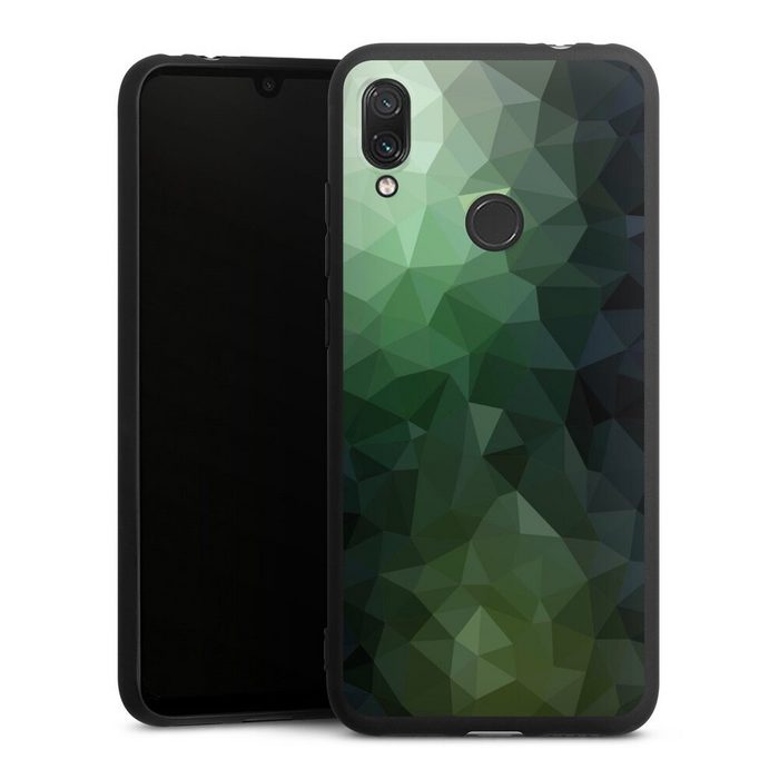 DeinDesign Handyhülle Tarnmuster Mosaik Geometric Polygonal Mosaic Green Xiaomi Redmi Note 7 Silikon Hülle Premium Case Handy Schutzhülle