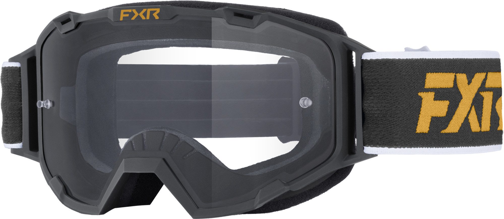 FXR Motorradbrille Maverick Prime Motocross Brille, Antifog,Mit Band