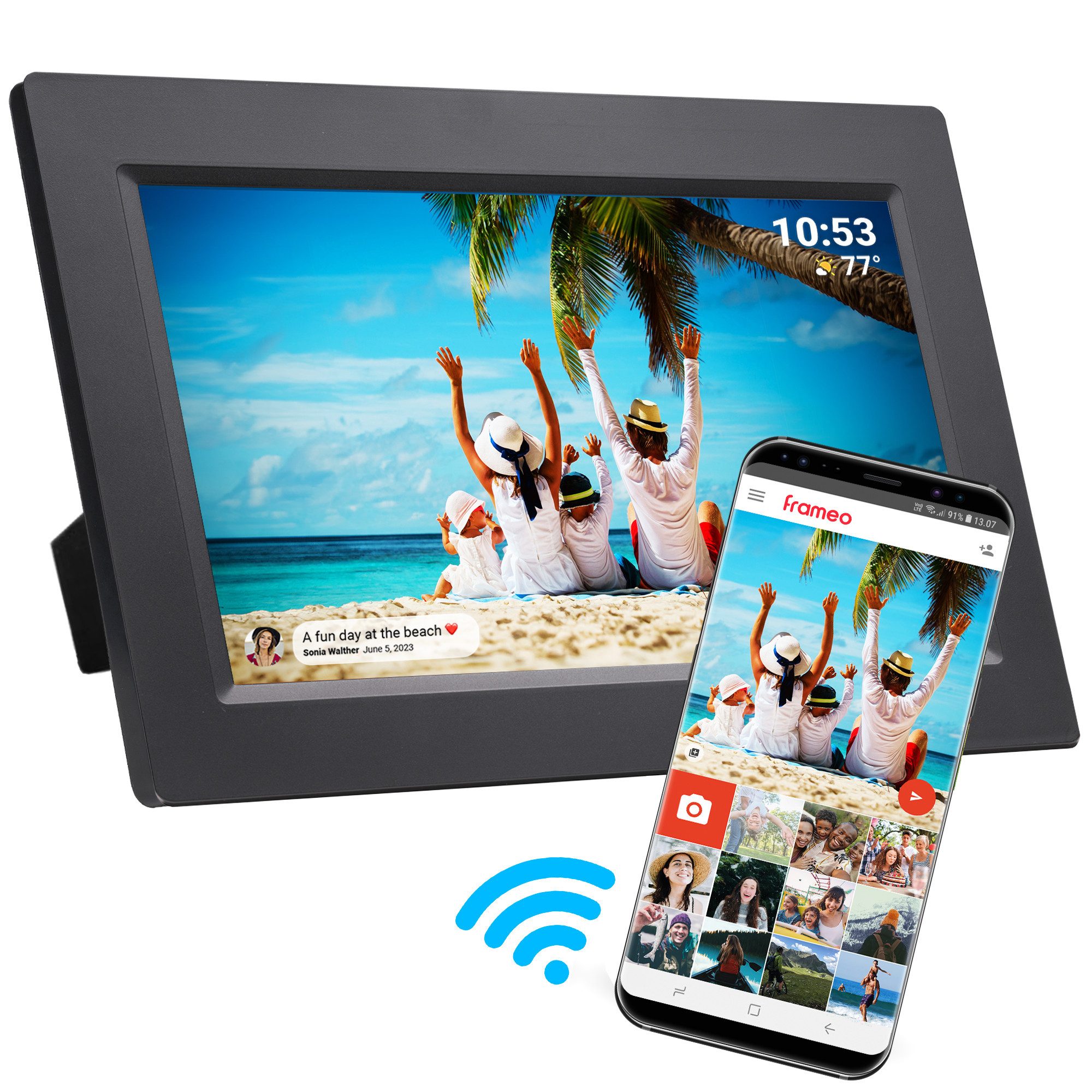 Denver PFF-1015B Digitaler Рамки (25.65 cm/10.1 ", 16 GB)