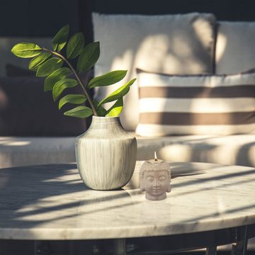 relaxdays Teelichthalter Buddha Teelichthalter