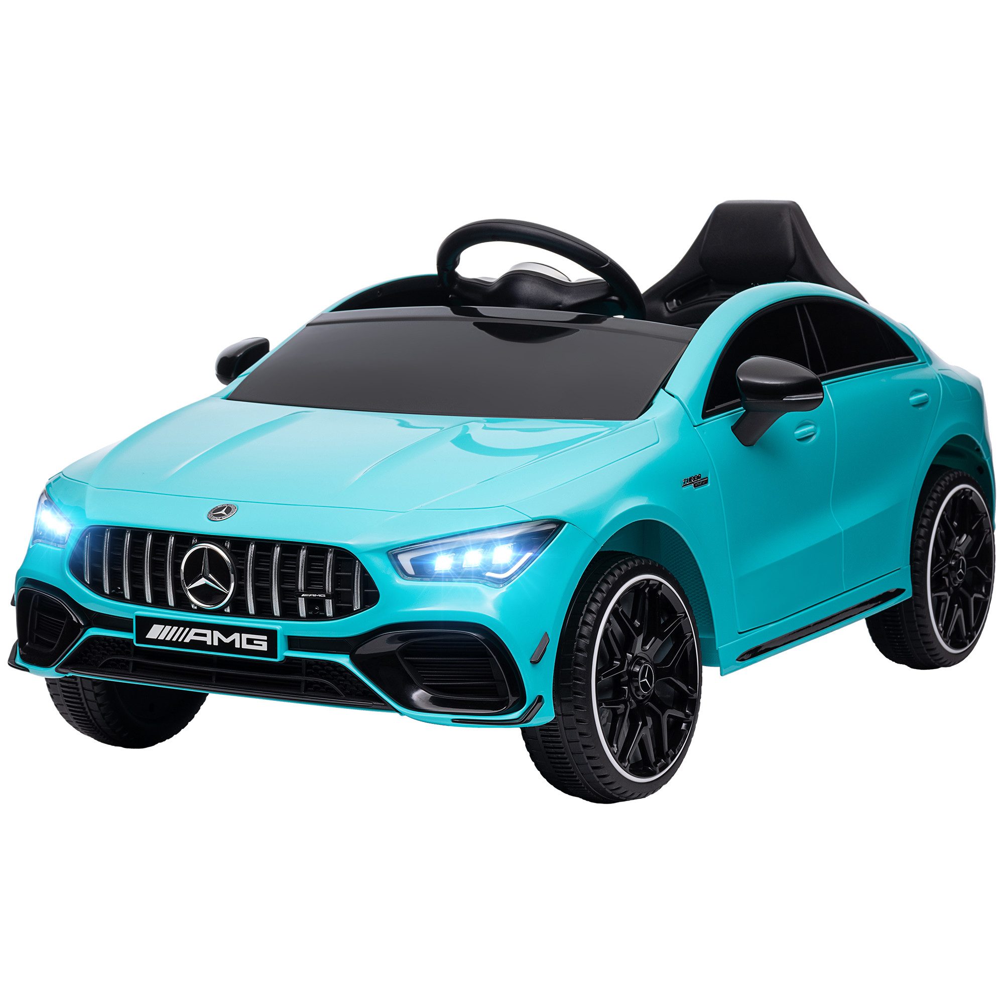 Elektro-Kinderauto Kinder-Elektroauto fernsteuerbar mit LED, Hupe, Transportrol
