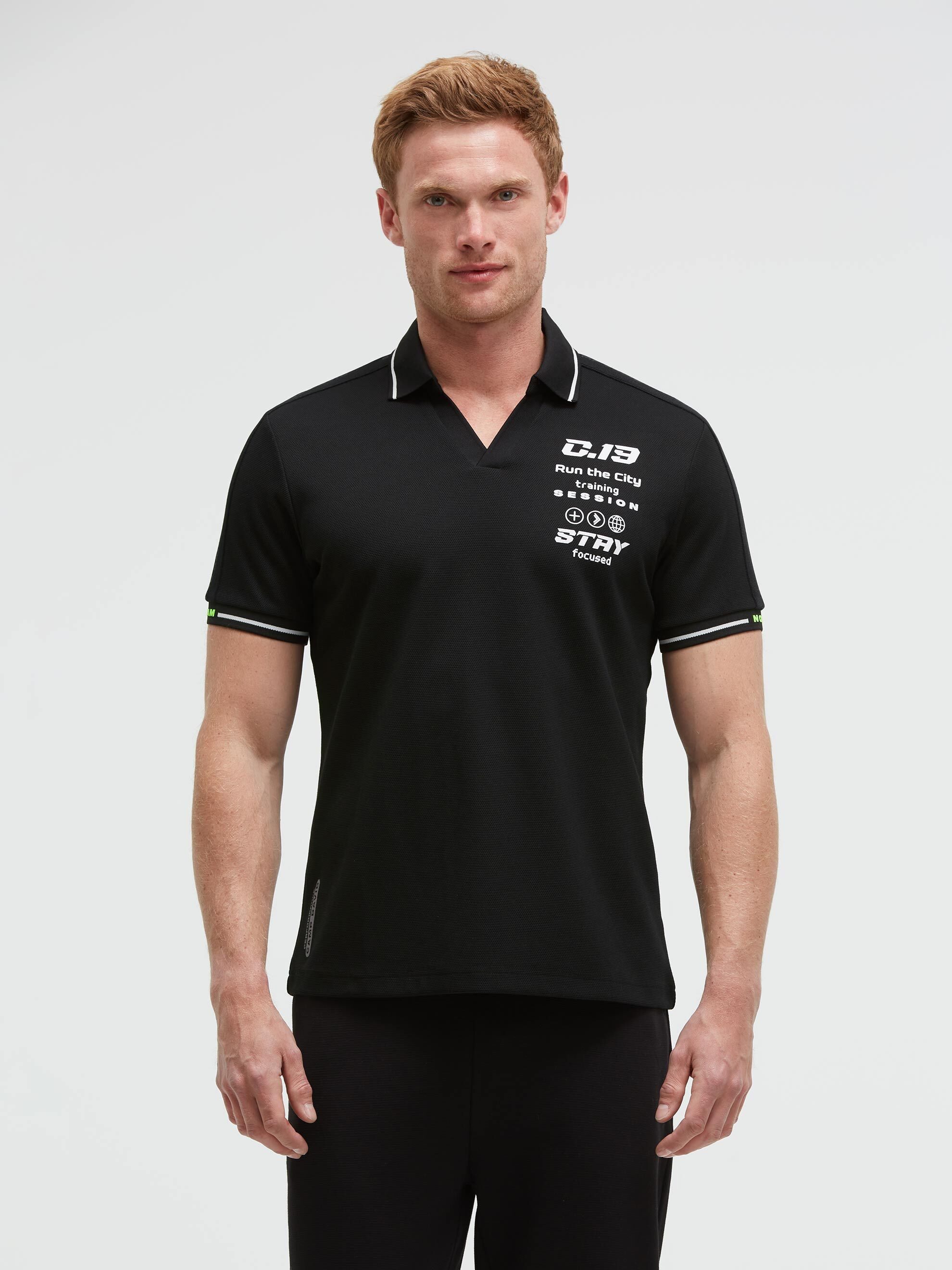 CAMP DAVID Poloshirt mit Print