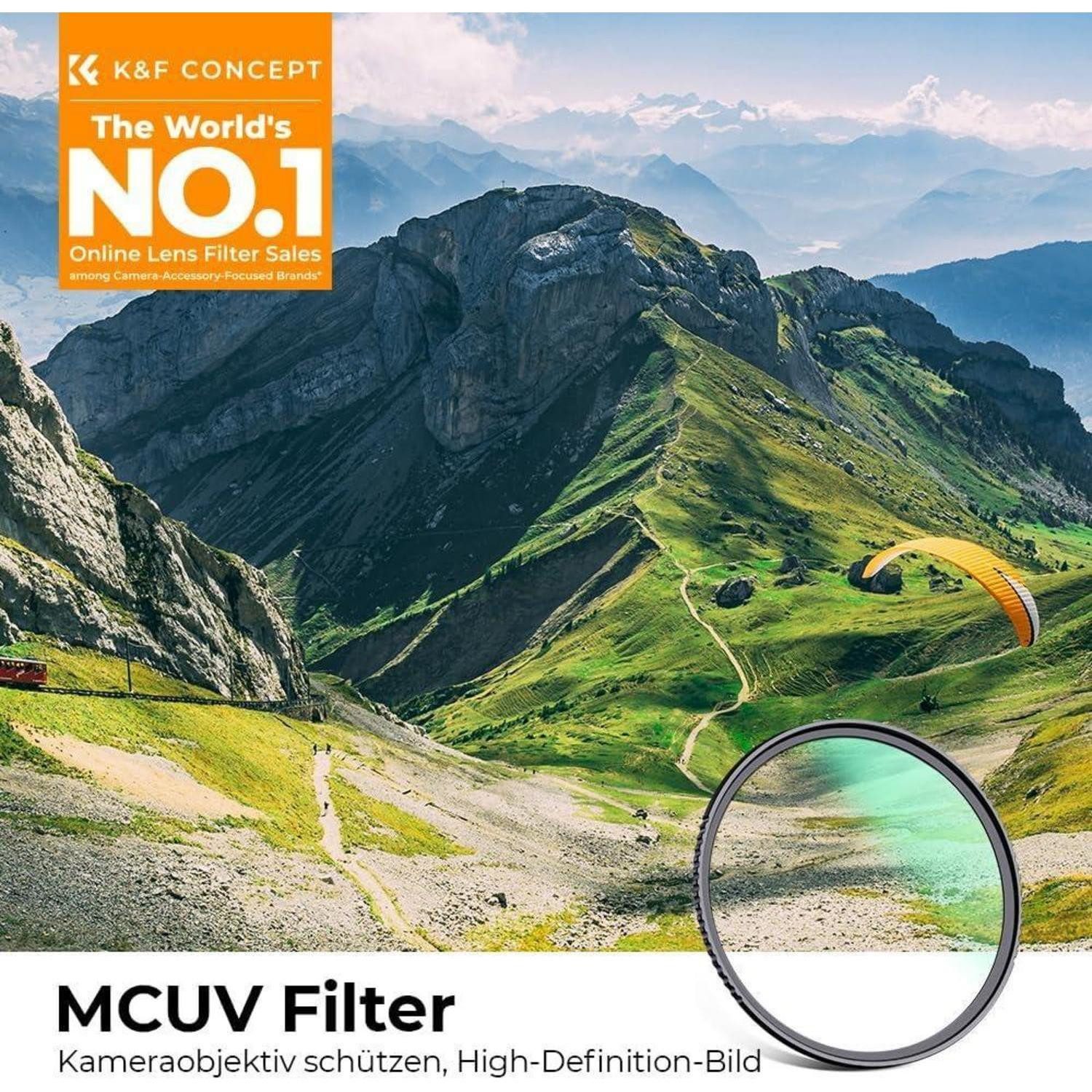 LuxusKollektion UV Filter Schutzfilter Slim MC 52MM Foto-UV-Filter