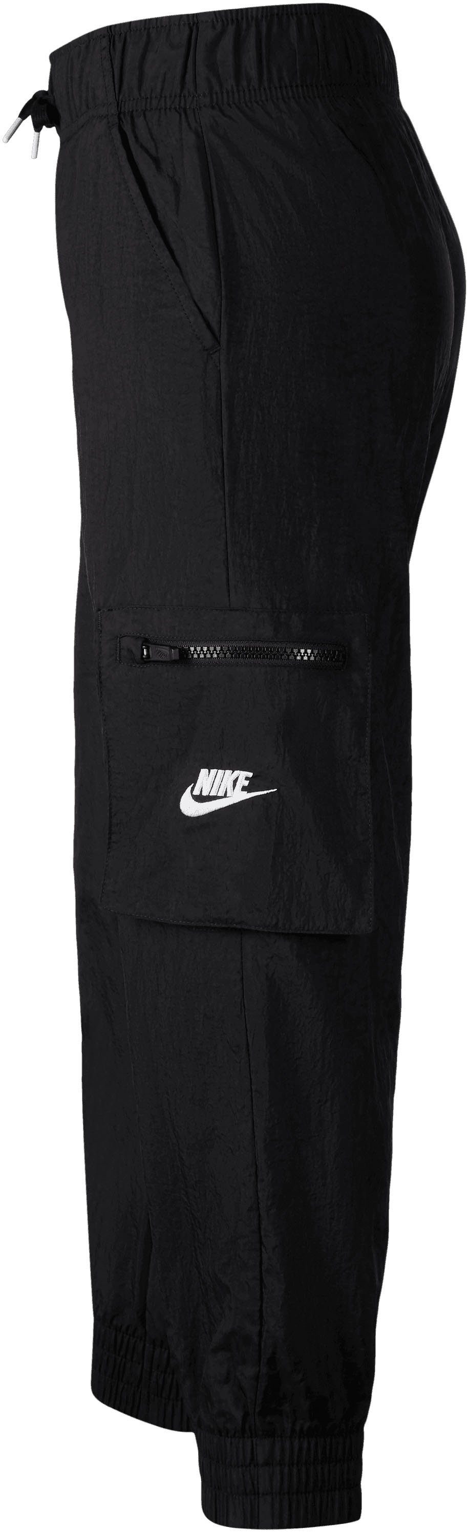 Nike Sportswear Sporthose Big Woven BLACK/WHITE Kids' (Girls) Cargo Pants