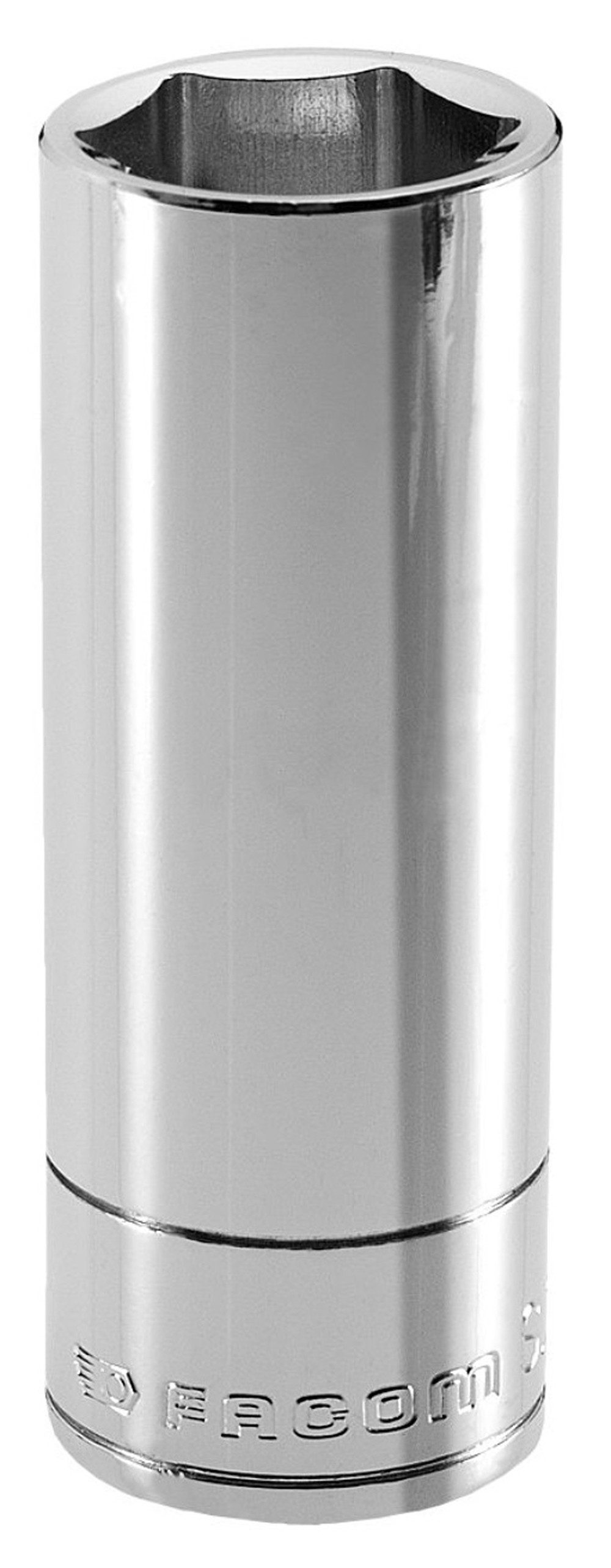 Facom Steckschlüssel Facom S.18HLA Steckschluessel 1/2'' 6-Kant lang 18mm