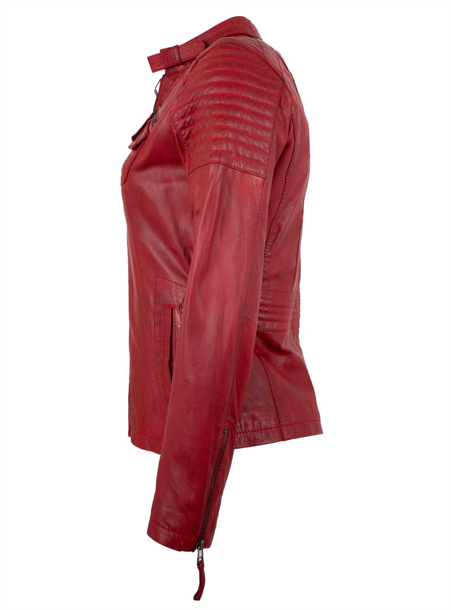 7eleven Lederjacke Ziza/L 7eleven - Damen Lederjacke Bikerjacke Lammnappa r günstig online kaufen