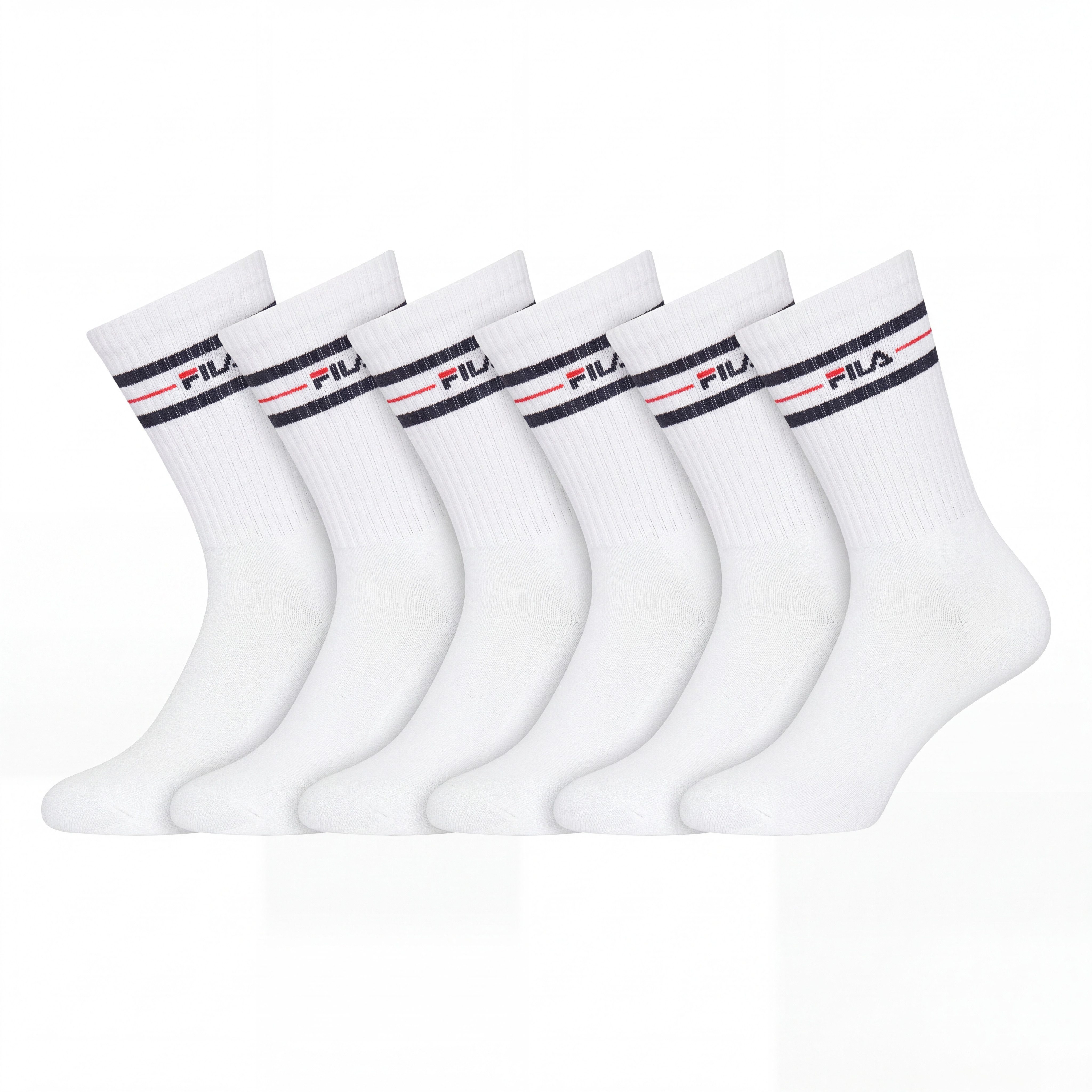 Fila Socken UNISEX LIFESTYLE PLAIN SOCKS (6 Paar) mit eingestricktem Logo