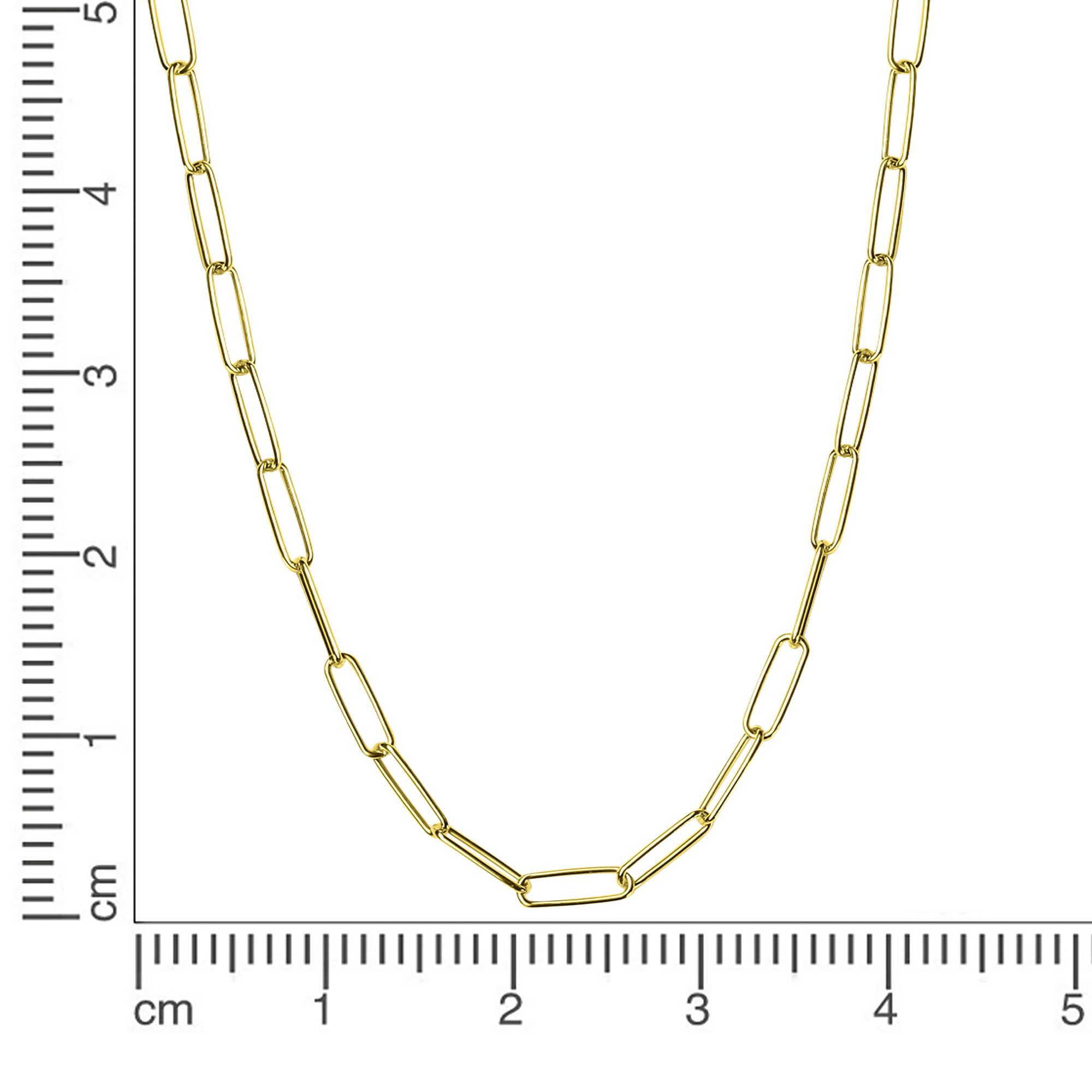 45 925/- cm Vivance glanz vergoldet Gliederkette Collierkettchen Sterlingsilber