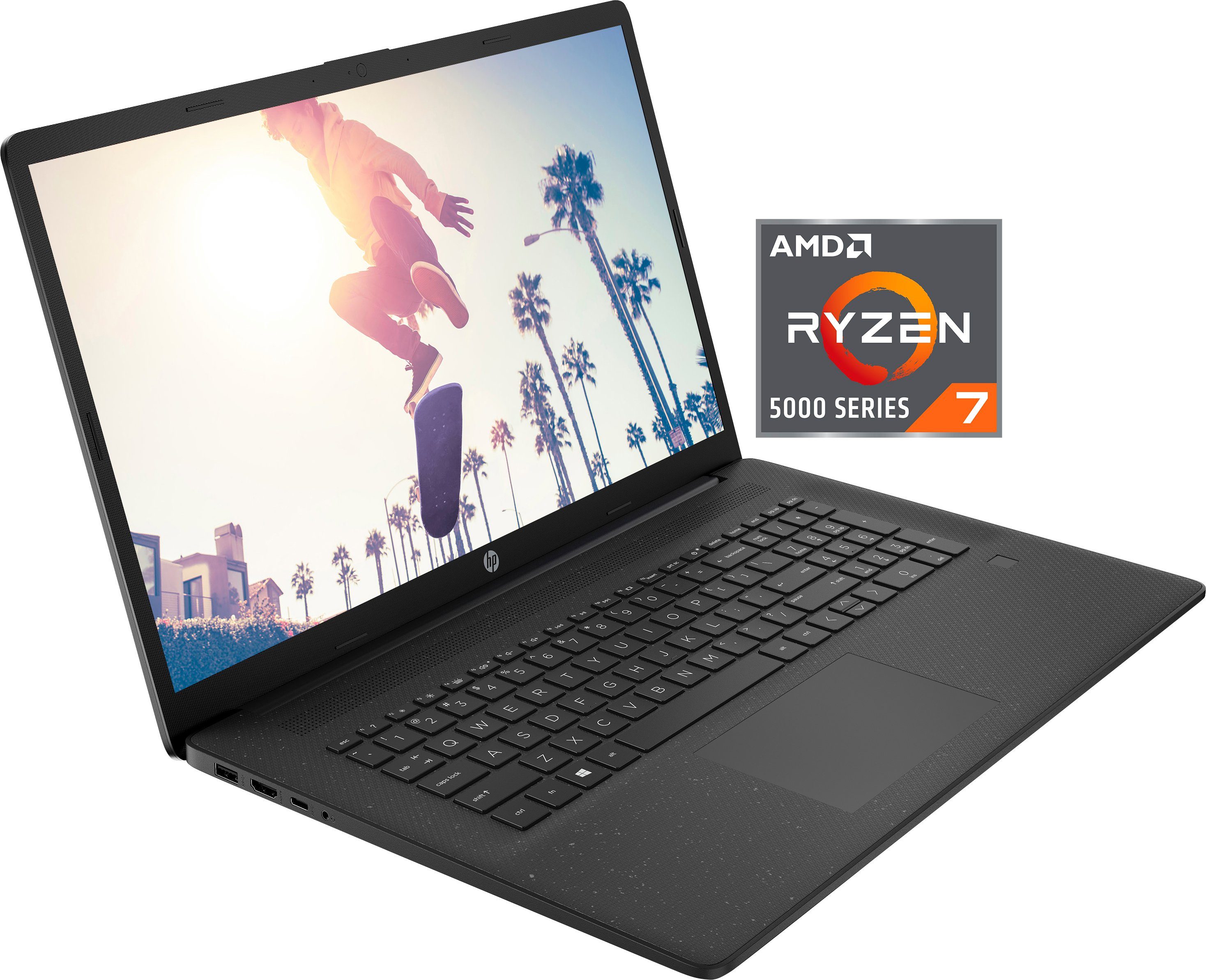 HP 17-cp0272ng Notebook (43,9 Ryzen Graphics, AMD 7 512 5700U, Radeon SSD) GB cm/17,3 Zoll