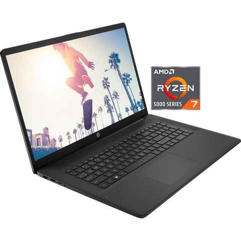 HP 17-cp0272ng Notebook (43,9 cm/17,3 Zoll, AMD Ryzen 7 5700U, Radeon Graphics, 512 GB SSD)