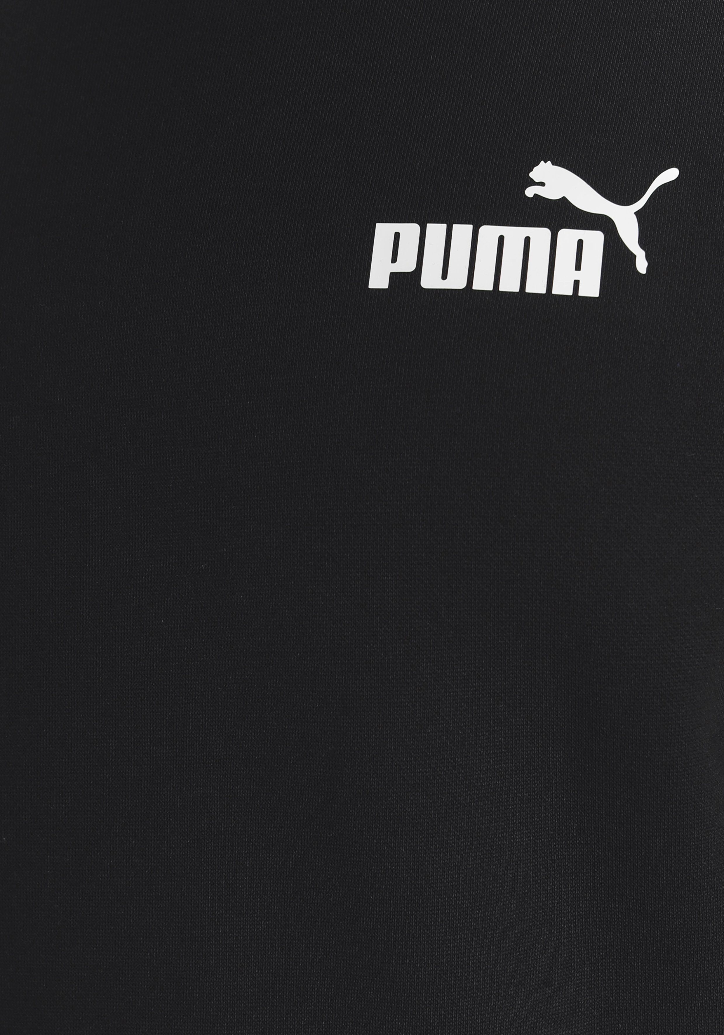 PUMA FL LOGO SMALL CREW Black Langarmshirt ESS Puma
