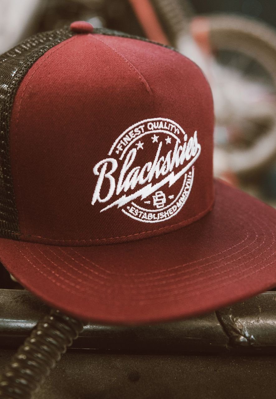 Blackskies Snapback Cap Iconic - Trucker Weinrot-Mesh Cap