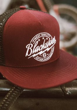 Blackskies Snapback Cap Iconic Trucker Cap - Weinrot-Mesh