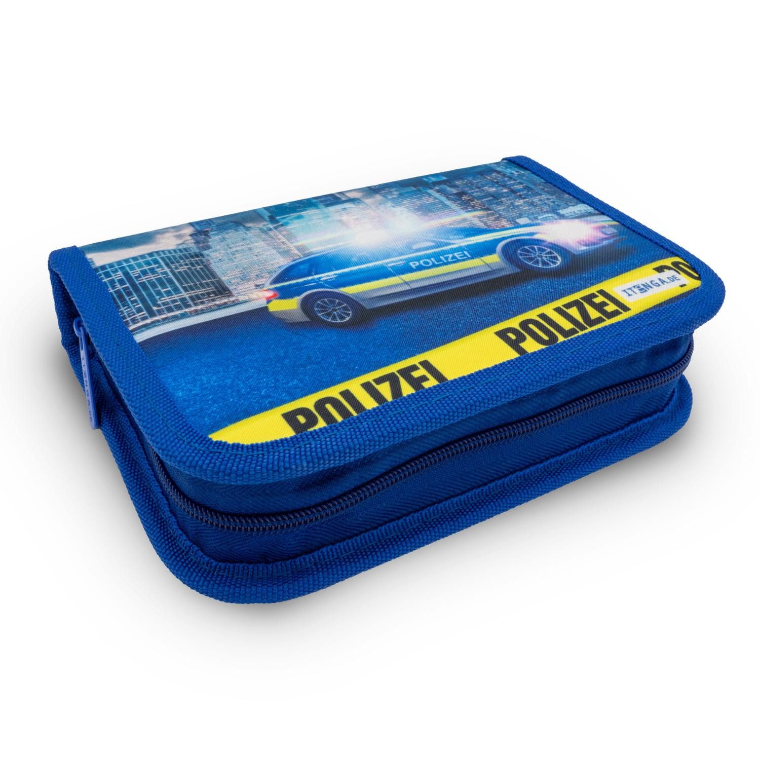 itenga Federmäppchen itenga Schüler-Etui Mäppchen Polizei günstig online kaufen