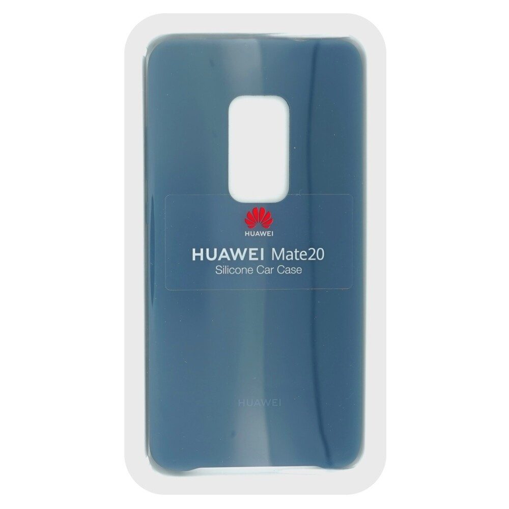 Huawei Handytasche Original Silikon Handyhülle für Huawei Mate 20 Blau 51992617 (Silikonhülle)