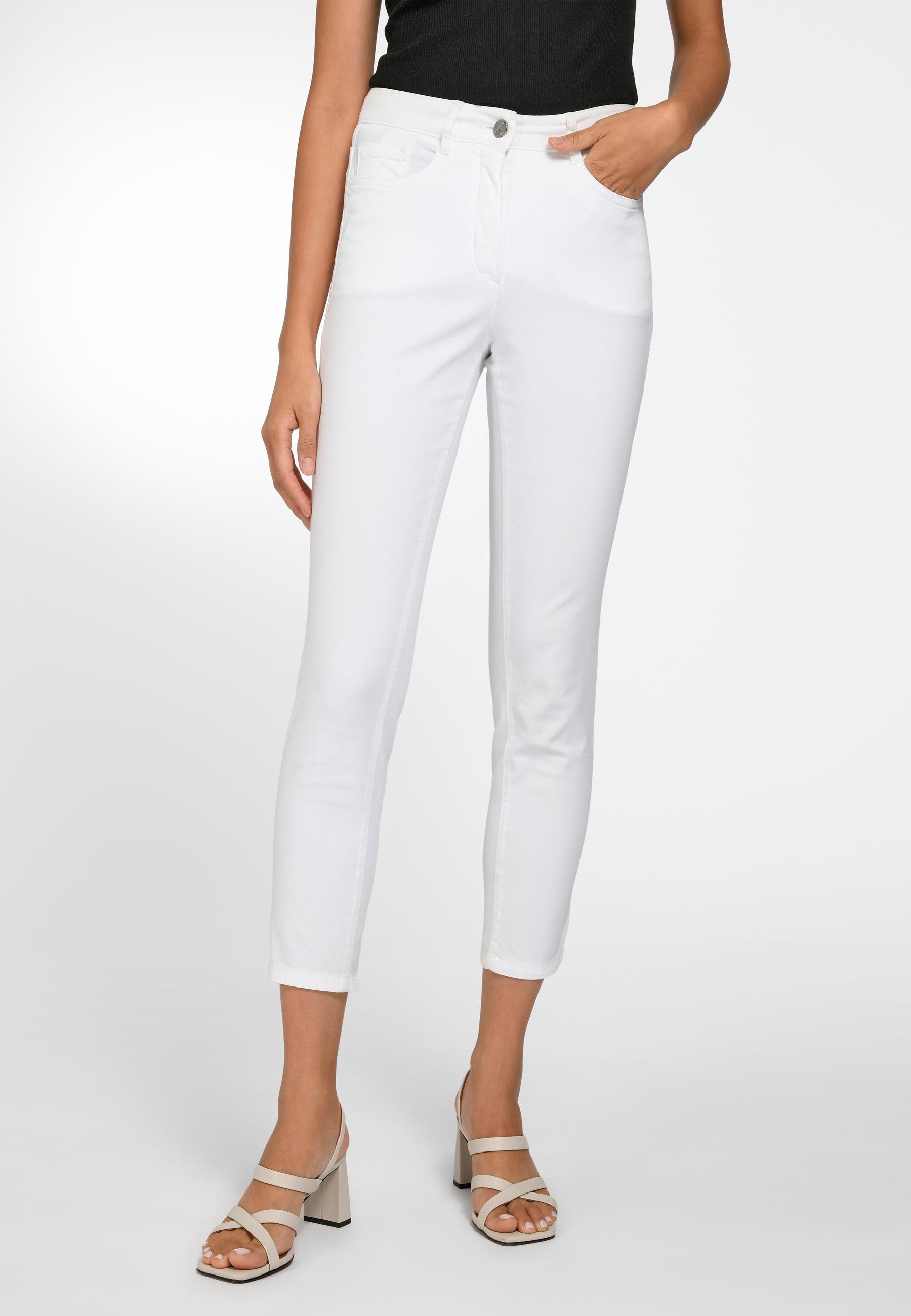 Basler Skinny-fit-Jeans Cotton weiss