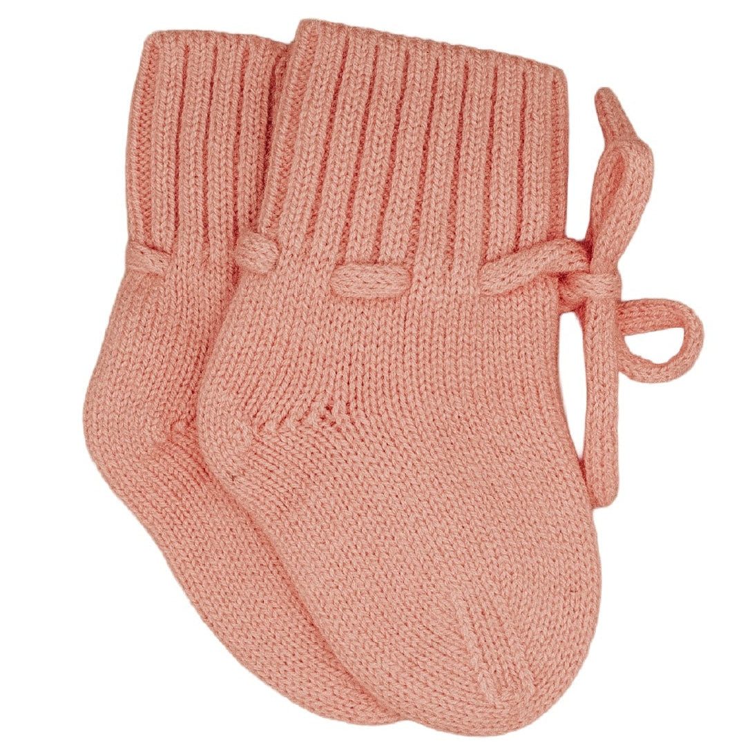 Blätterschming Füßlinge Babyschuhe 100% Merinowolle – Weiche Schuhe für Neugeborene