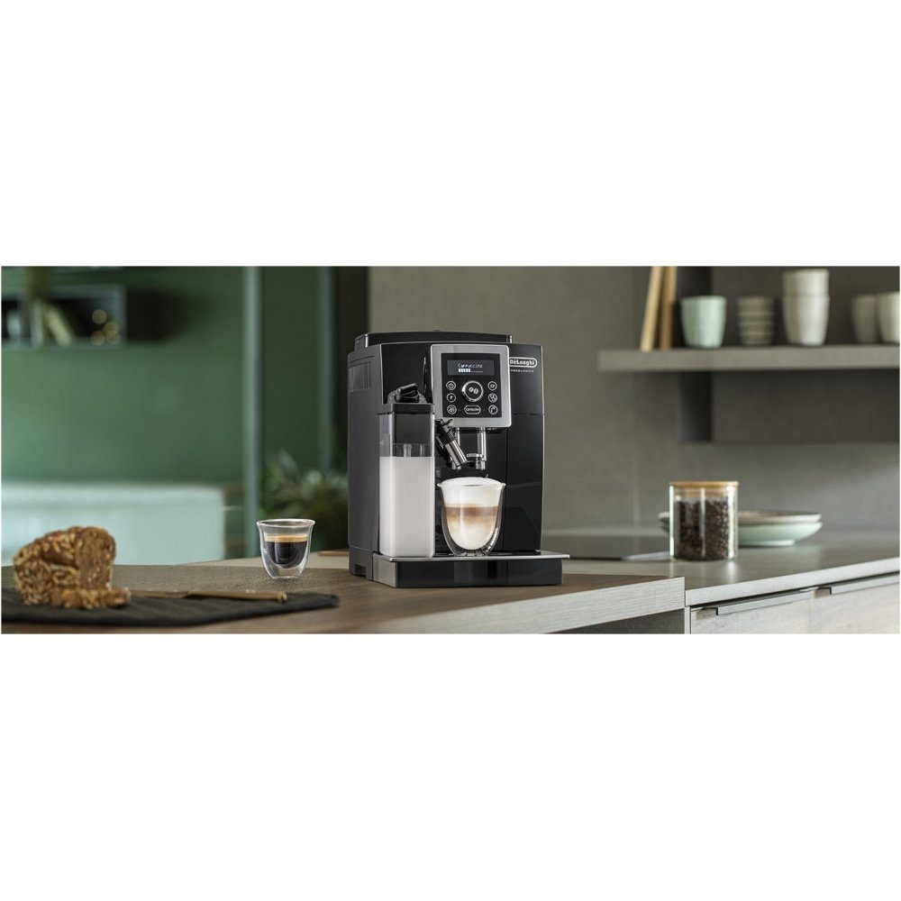 De'Longhi Kaffeemaschine schwarz B 23.466 ECAM Espresso-/Kaffeevollautomat Mahlwerk mit