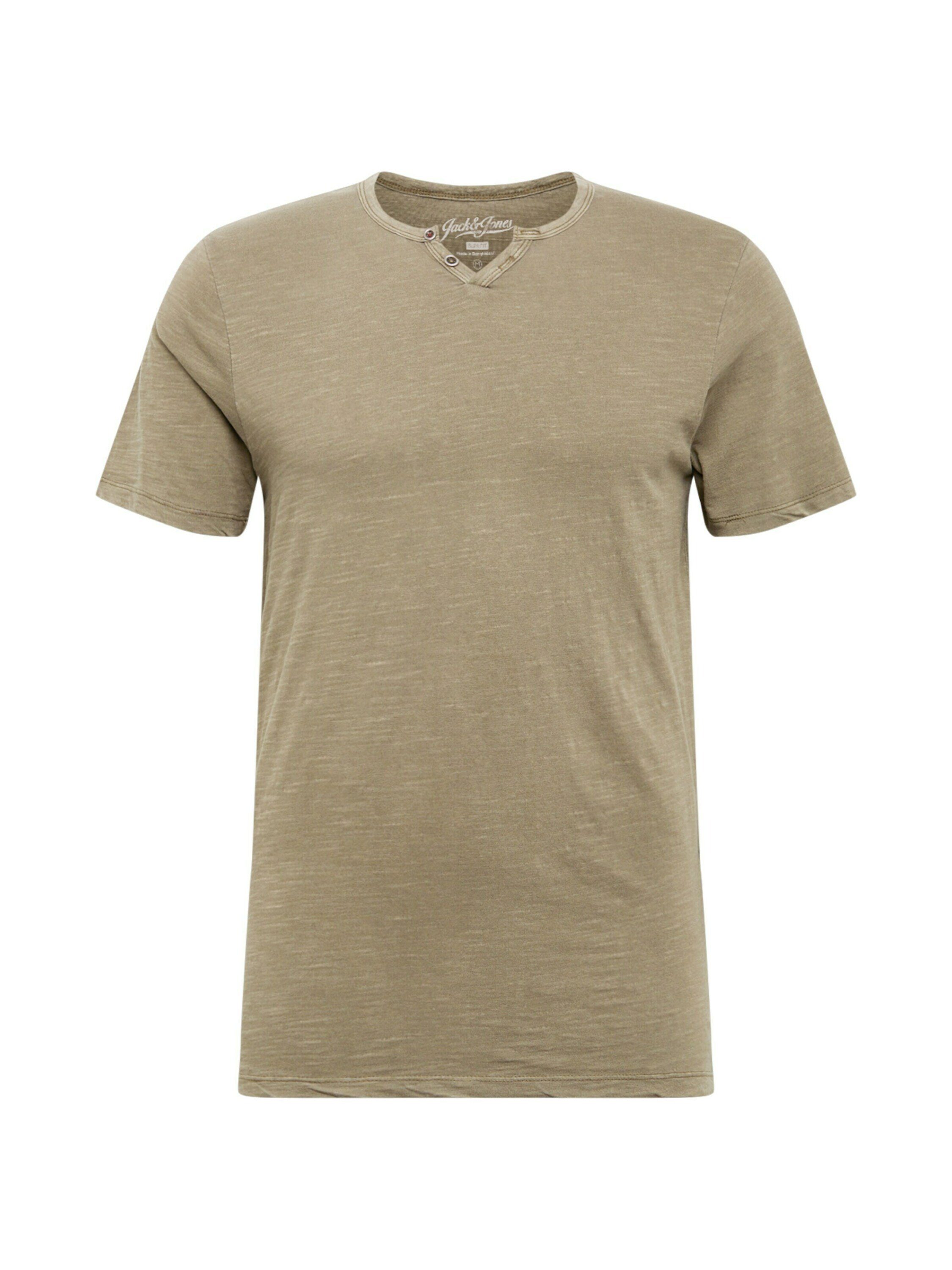 Jack & Jones T-Shirt "JJESPLIT NECK TEE SS NOOS", mit V-Ausschnitt günstig online kaufen
