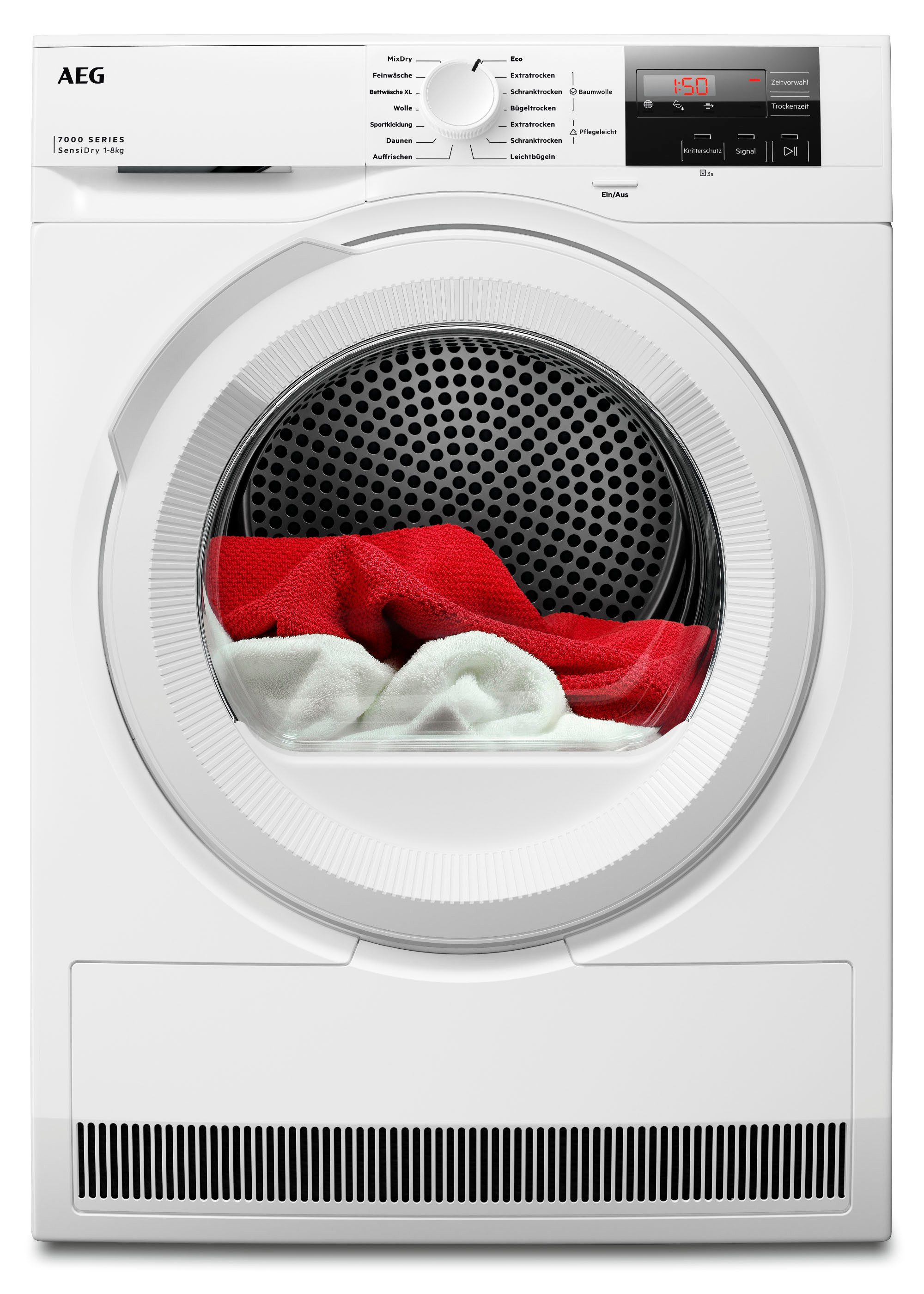 AEG Wärmepumpentrockner 7000 SensiDry® TR7T50580, SensiDry® Wärmepumpentrockner: schonend trocknen & Energie sparen