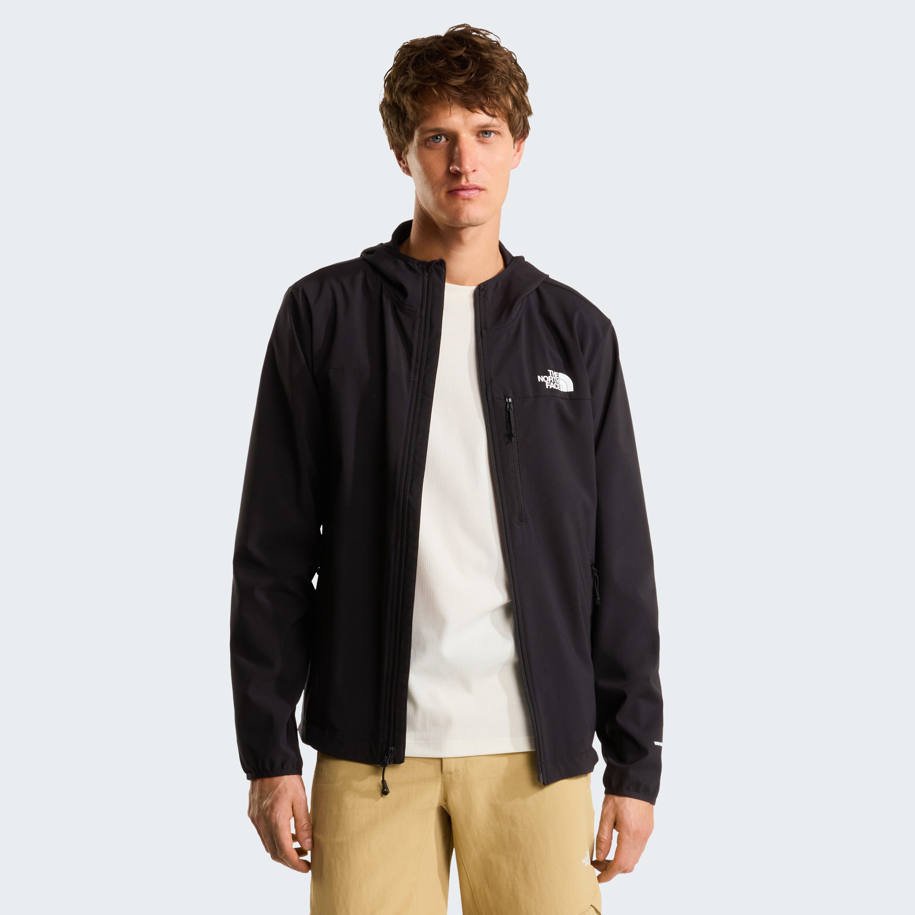 The North Face Softshelljacke M NIMBLE HOODIE 2 sportlicher Stil, atmungsaktives Material, hochelastisch